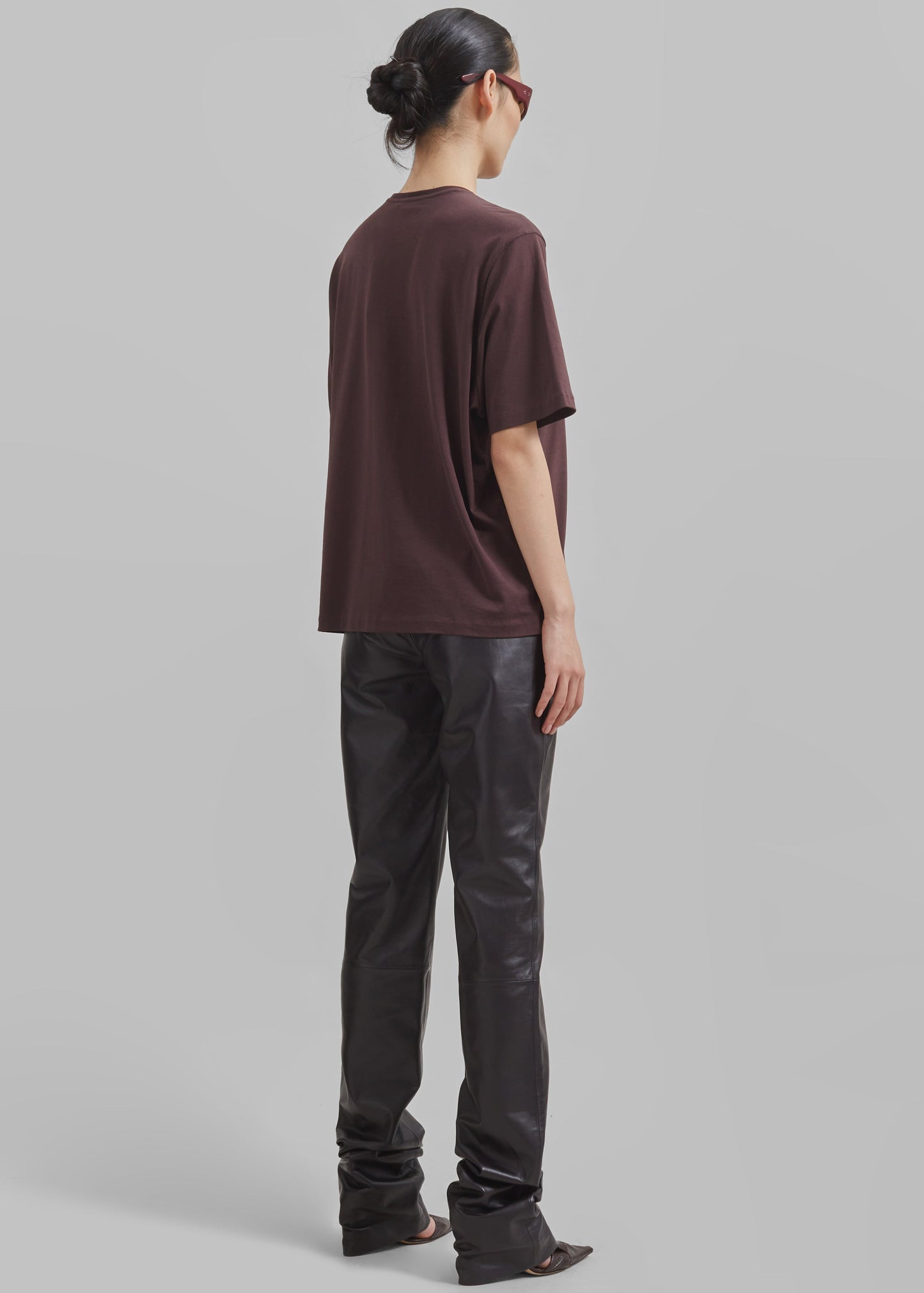 Harper Soft Organic T-Shirt - Dark Plum