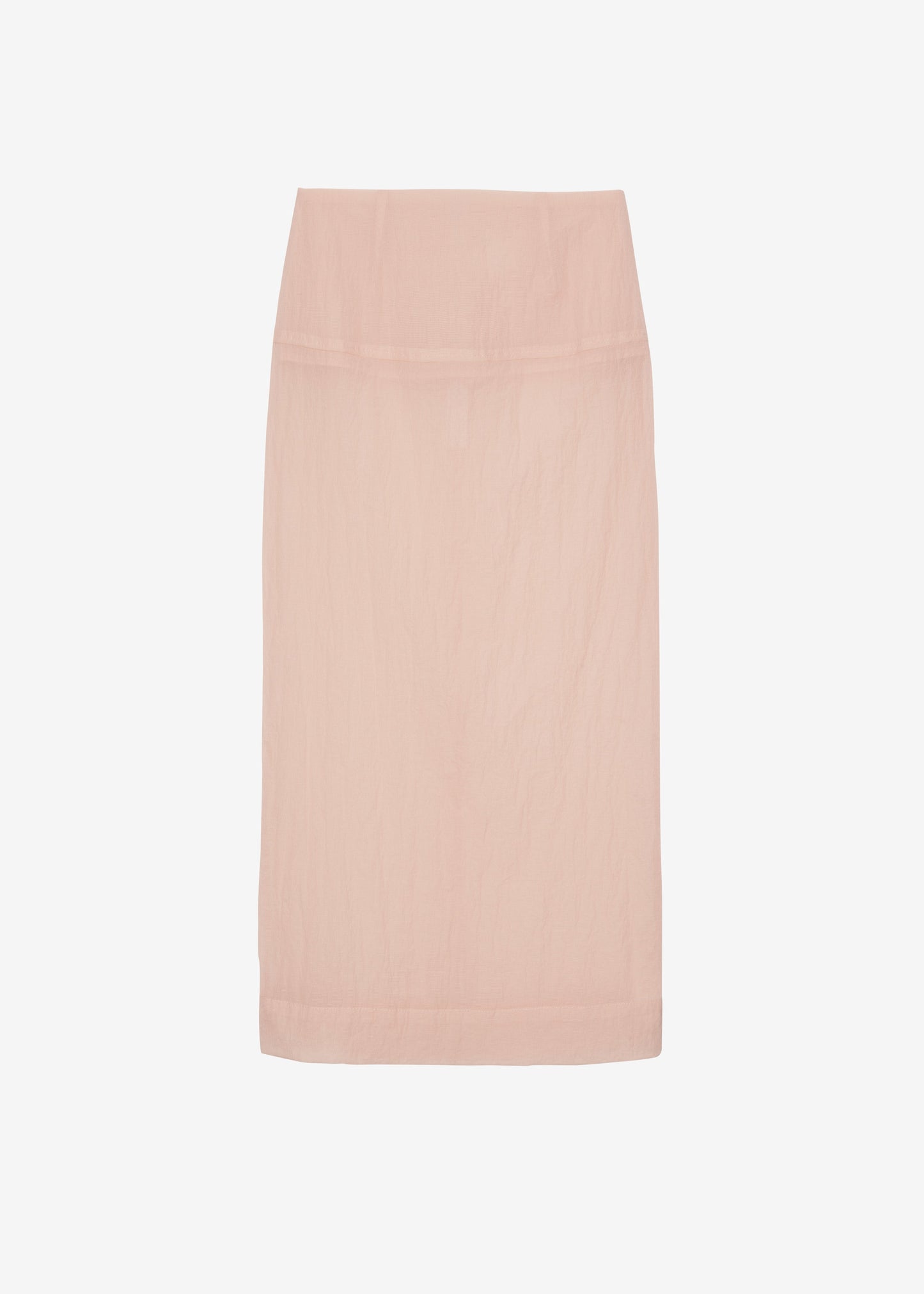 Heidi Semi Sheer Midi Skirt - Pink