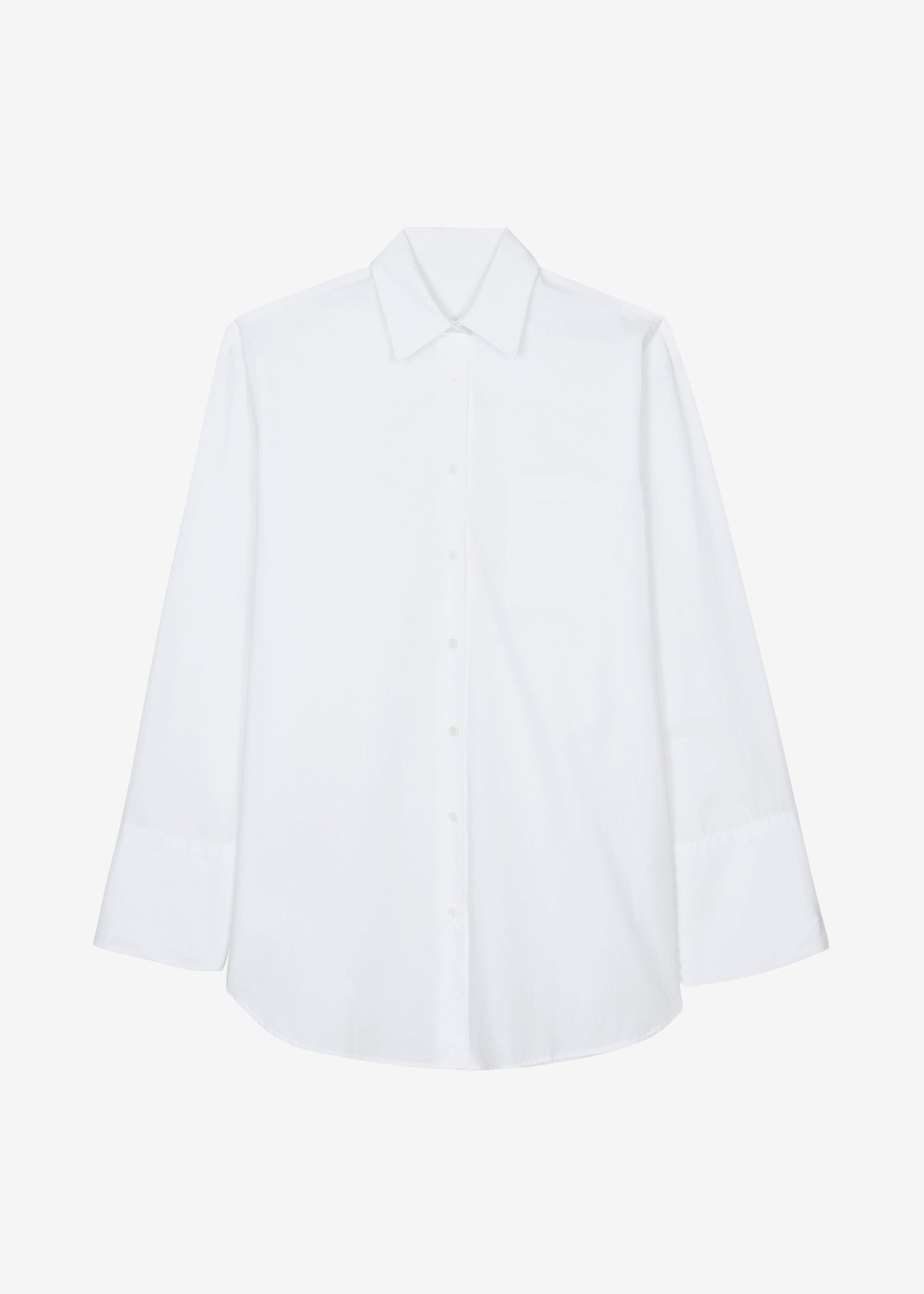 Helen Organic Cotton Long Shirt - White