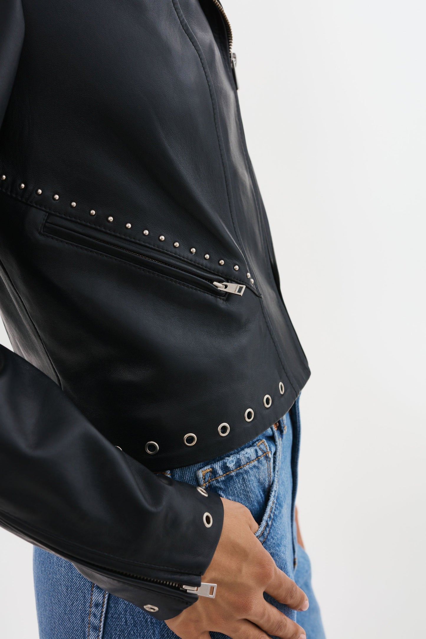 IDETTA | Leather Biker Jacket