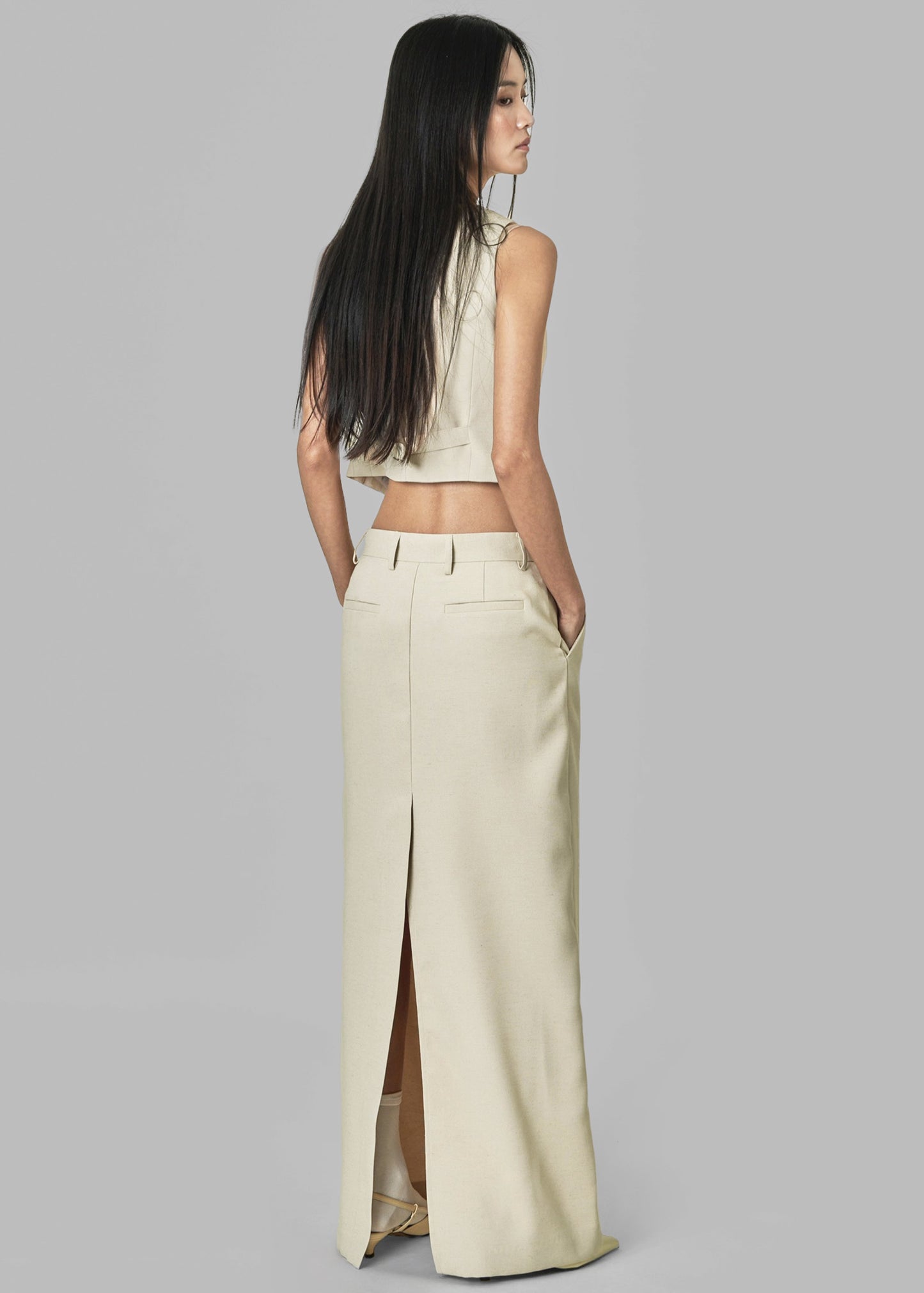 Indio Maxi Skirt - Beige