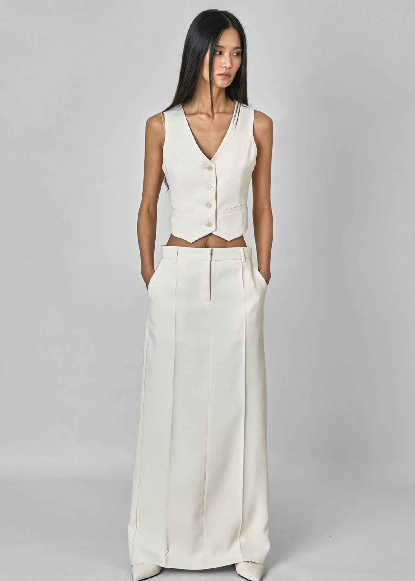 Indio Maxi Skirt - Off White