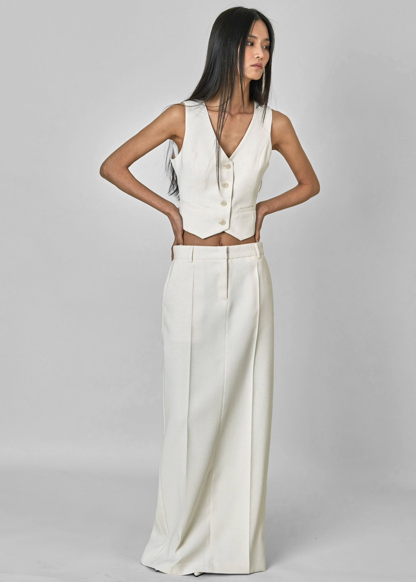 Indio Maxi Skirt - Off White