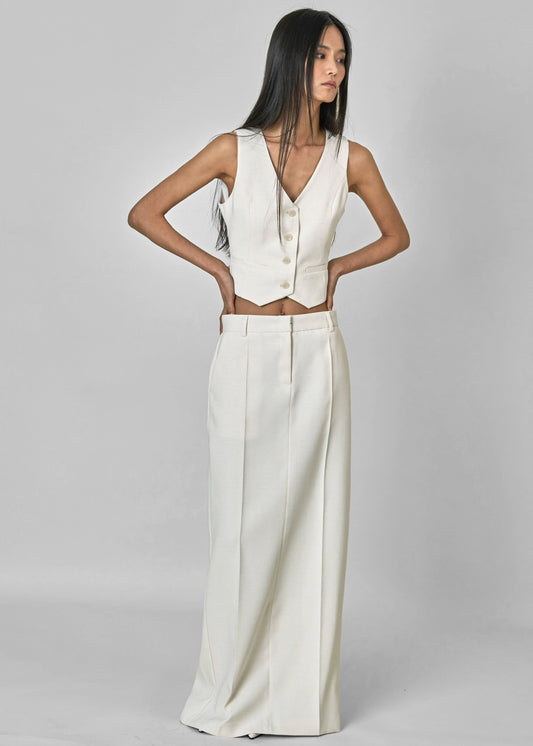 Indio Maxi Skirt - Off White