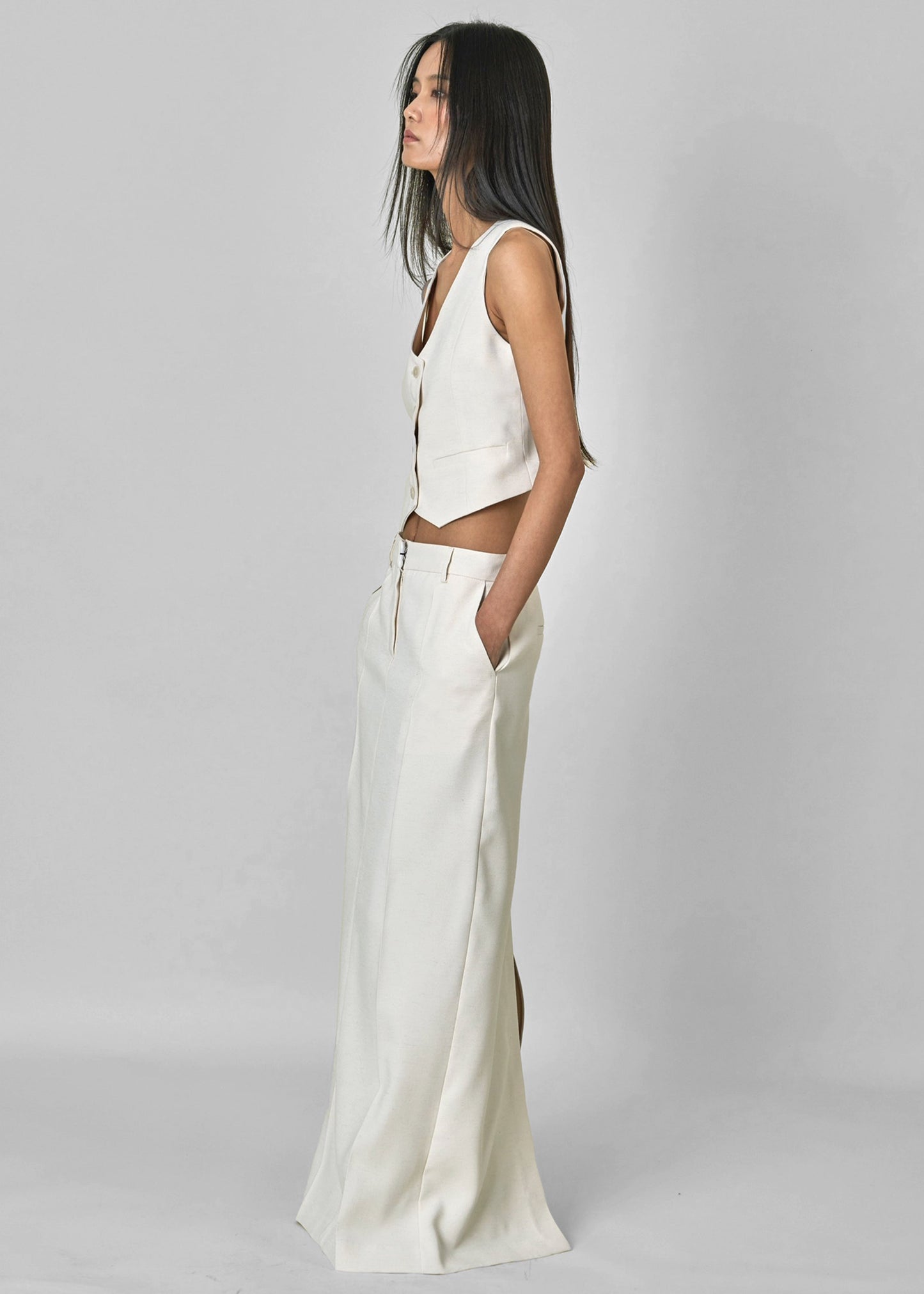 Indio Maxi Skirt - Off White