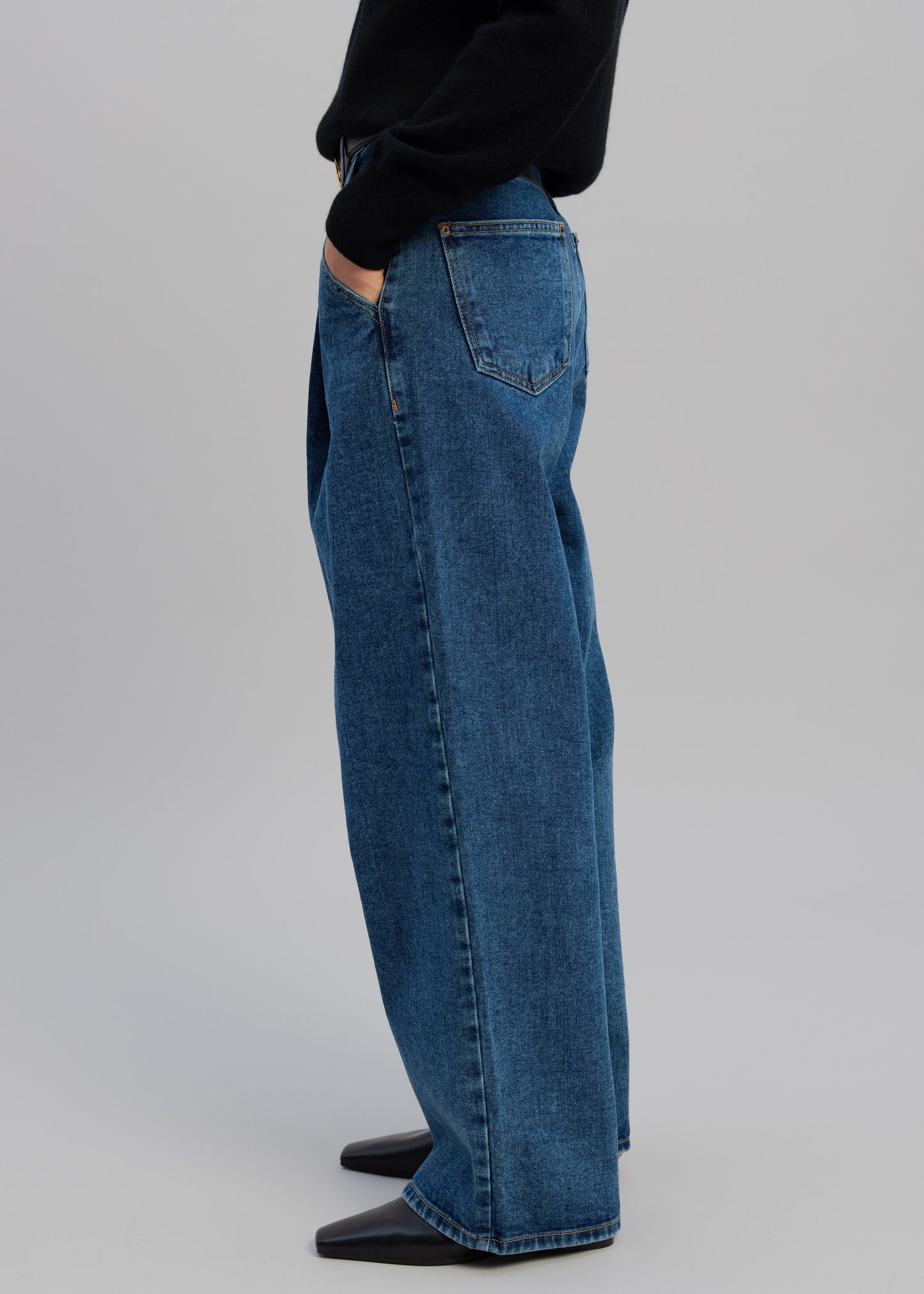 Isabella Denim Pants - Medium Wash