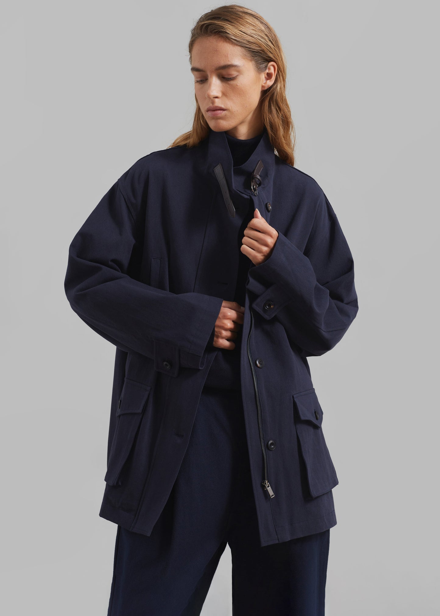 James Cotton Jacket - Navy