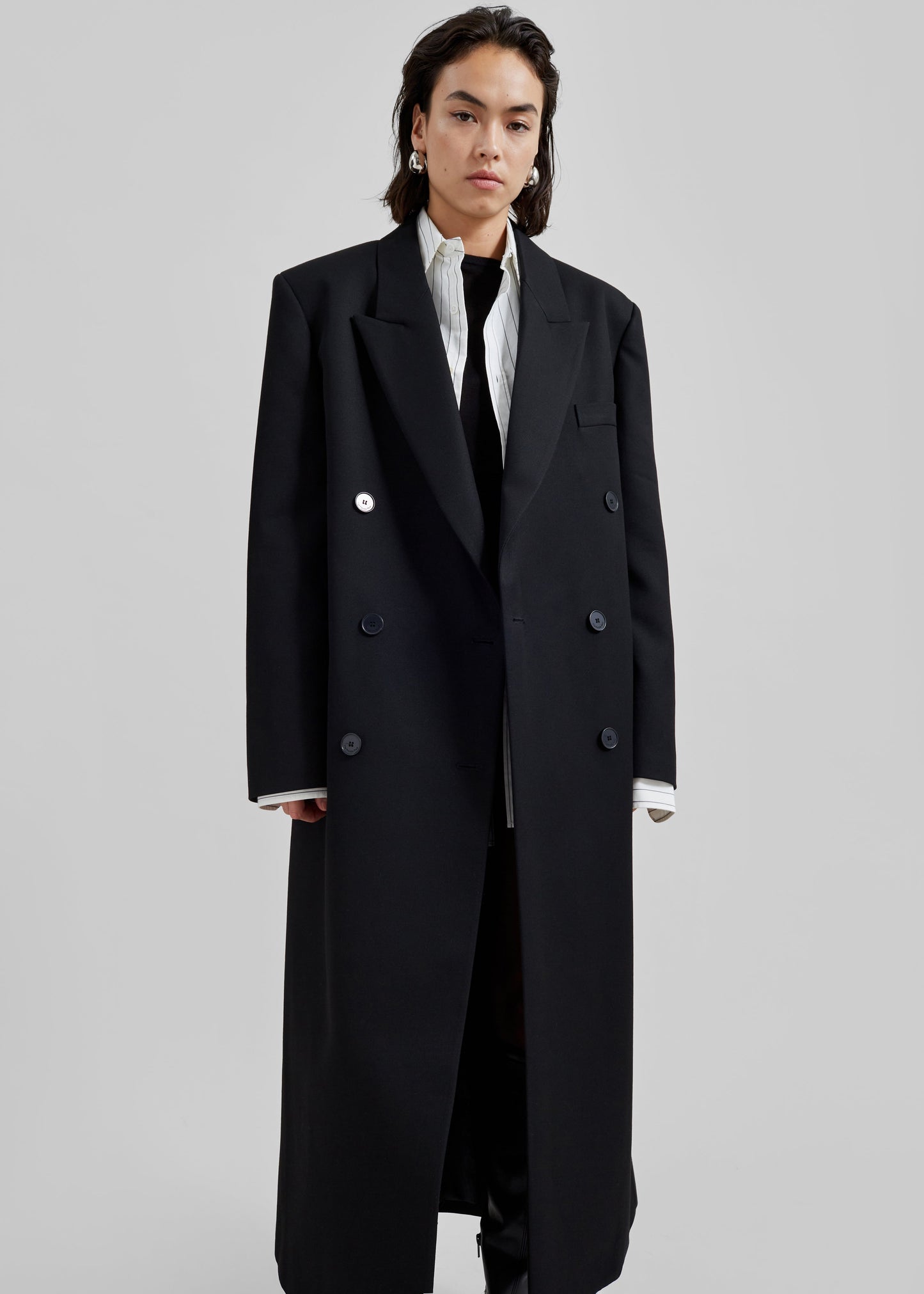 Jane Long Coat - Black