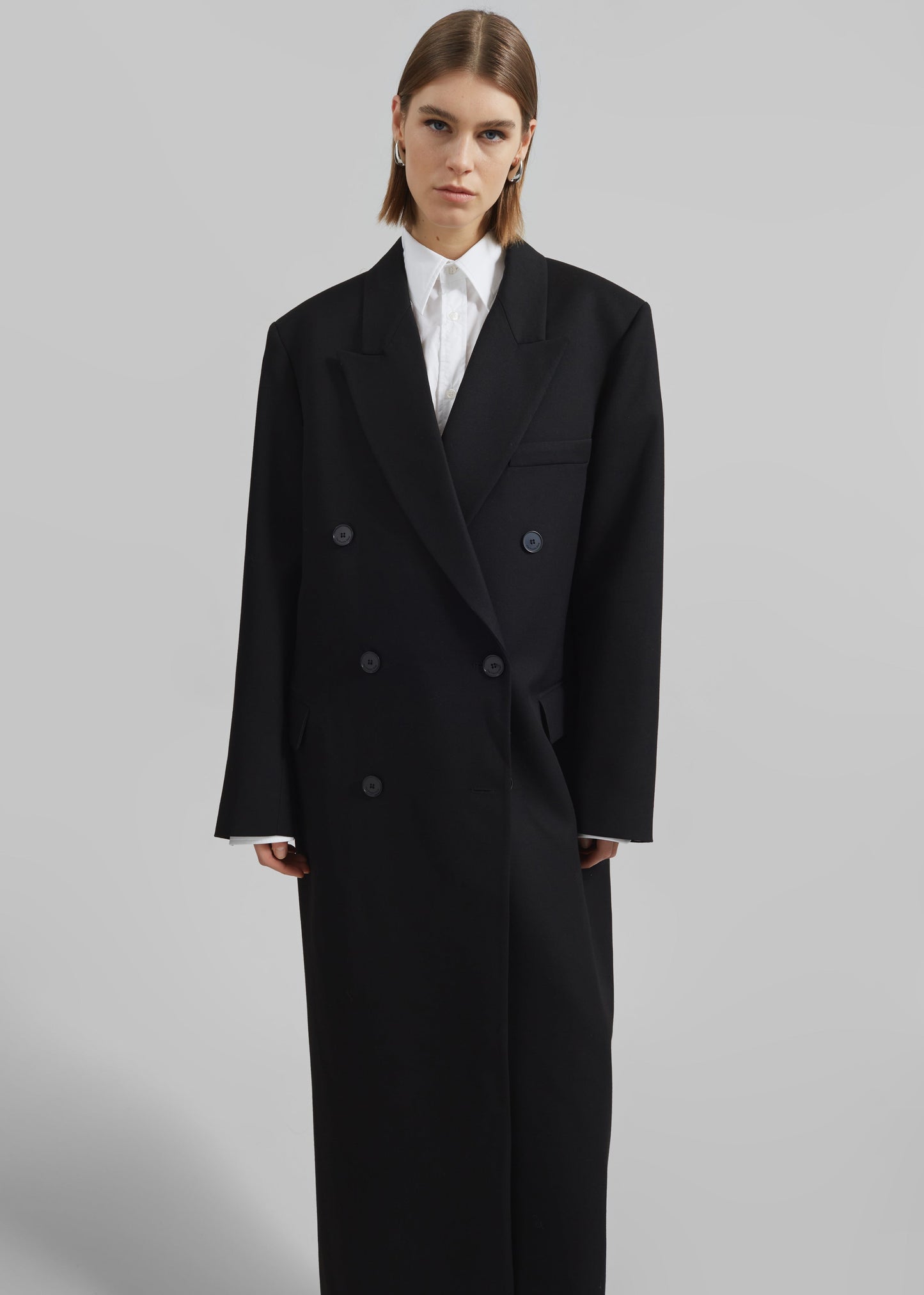 Jane Long Coat - Black