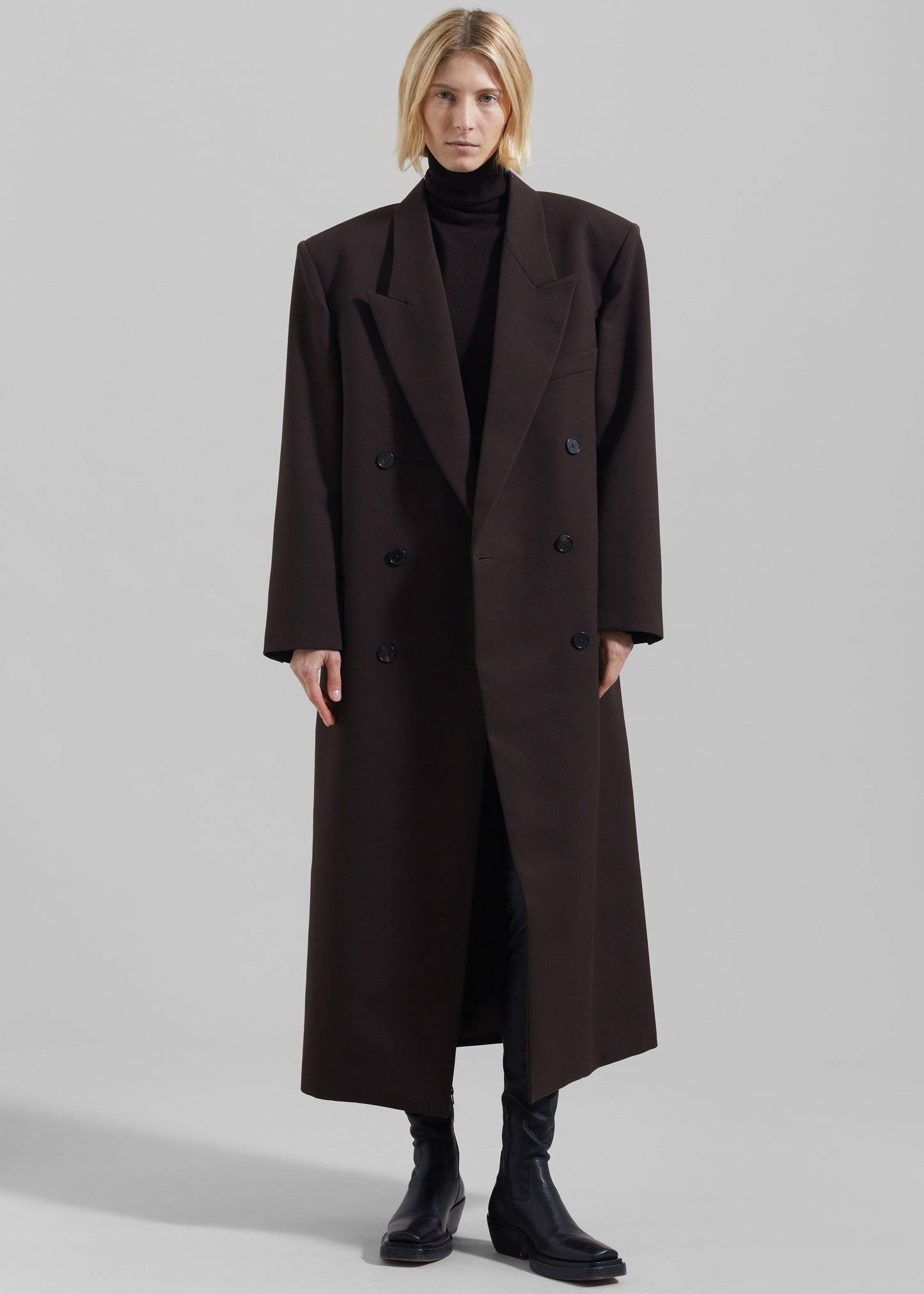 Jane Long Coat - Brown