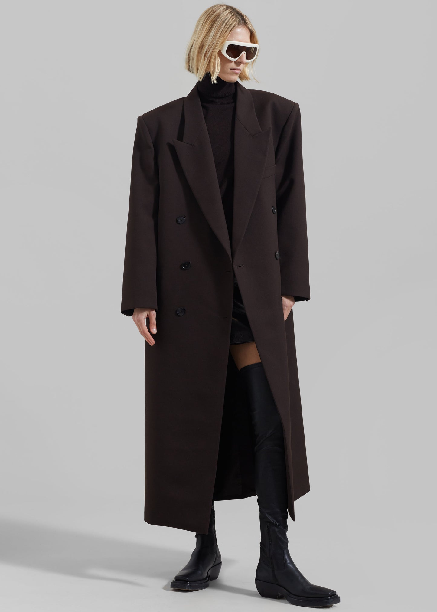 Jane Long Coat - Brown