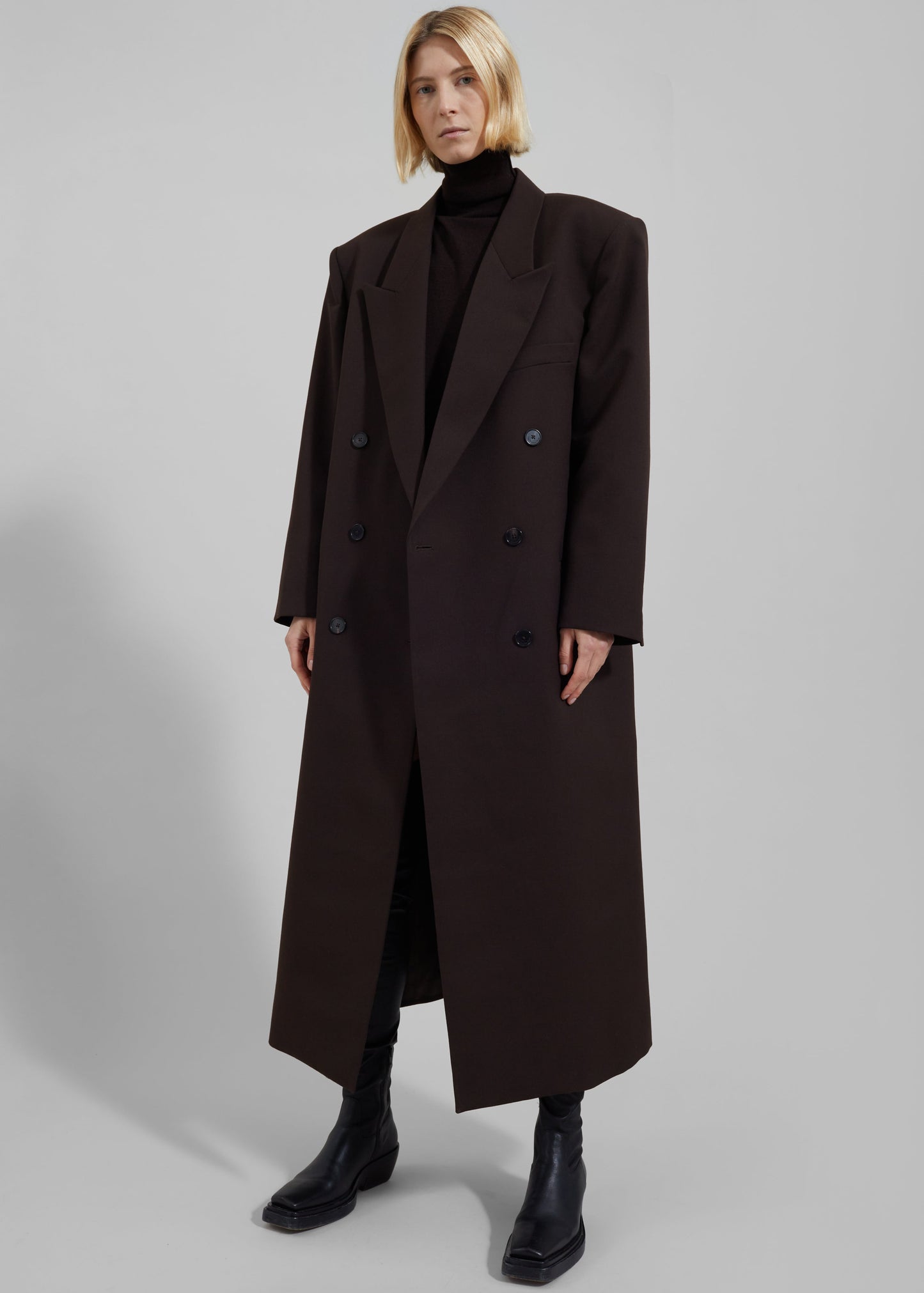 Jane Long Coat - Brown