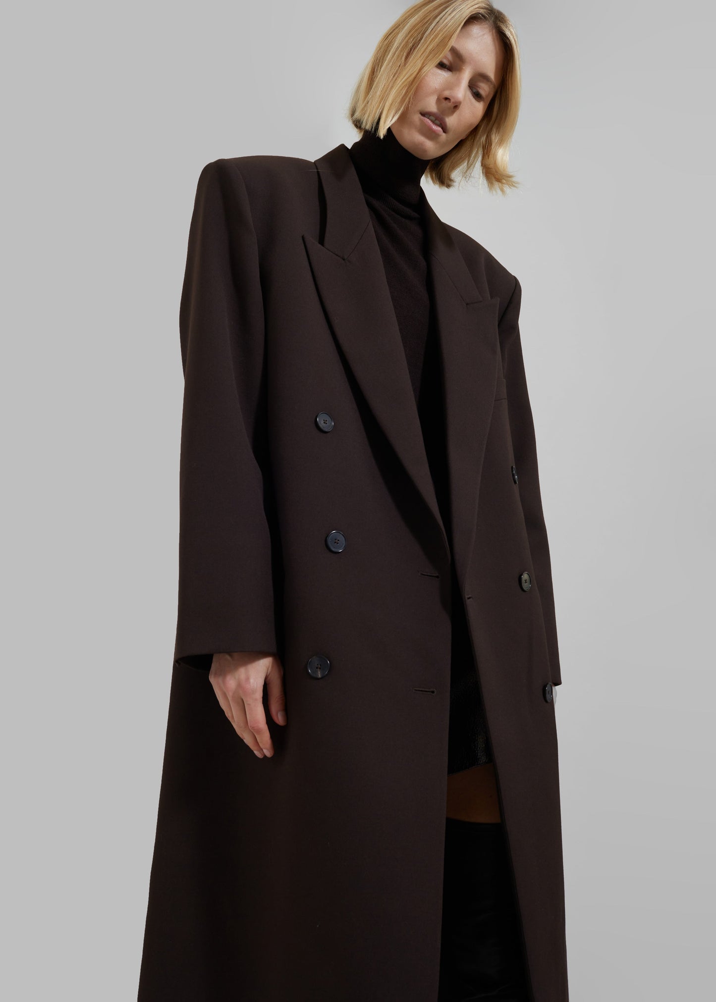 Jane Long Coat - Brown