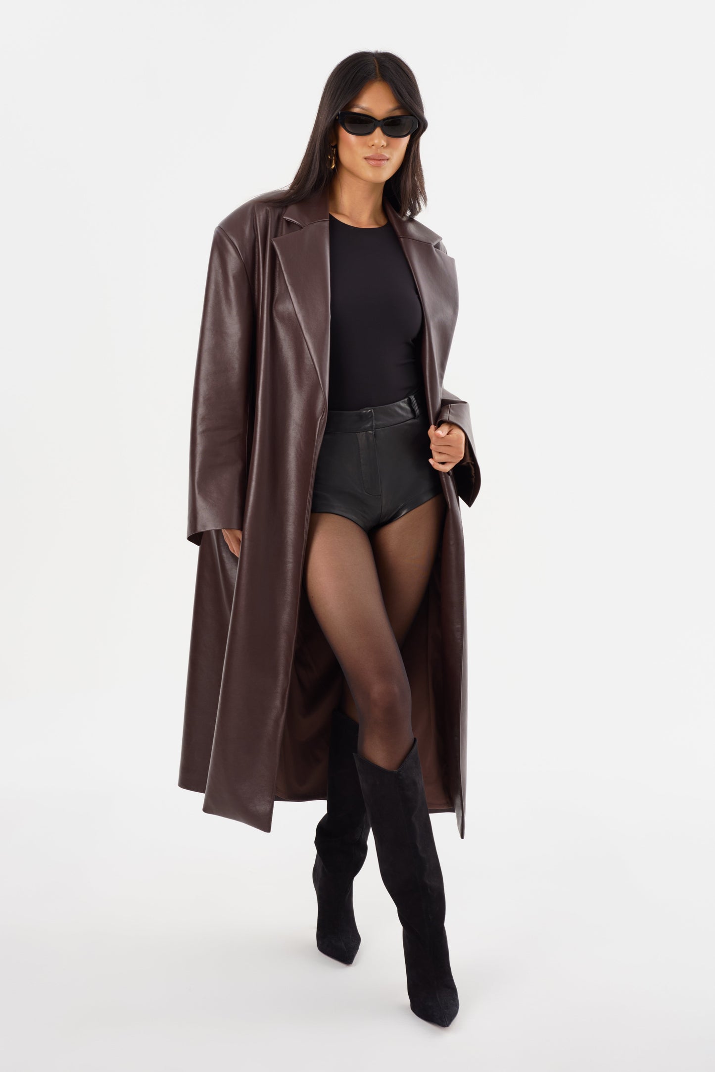 JANELLE | Recycled Leather Coat