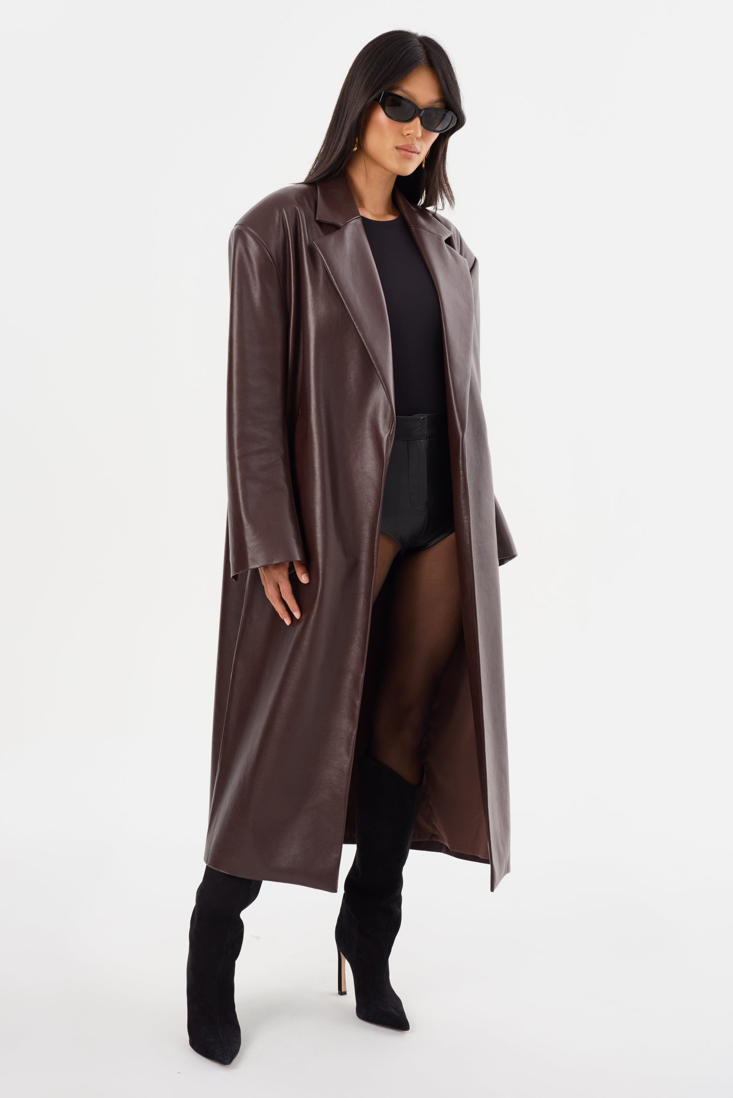 JANELLE | Recycled Leather Coat