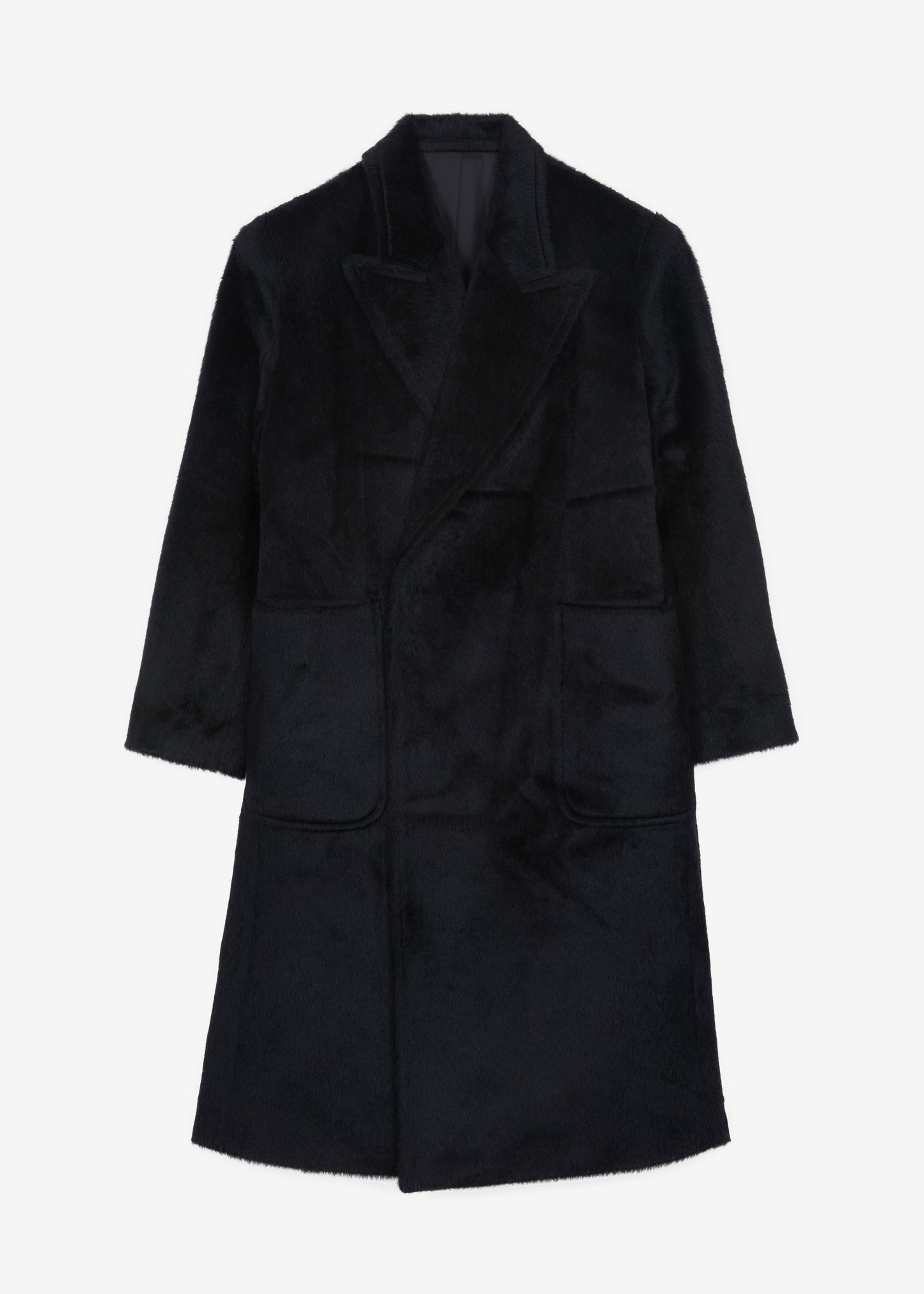 Jaylene Oversized Wool Coat - Black