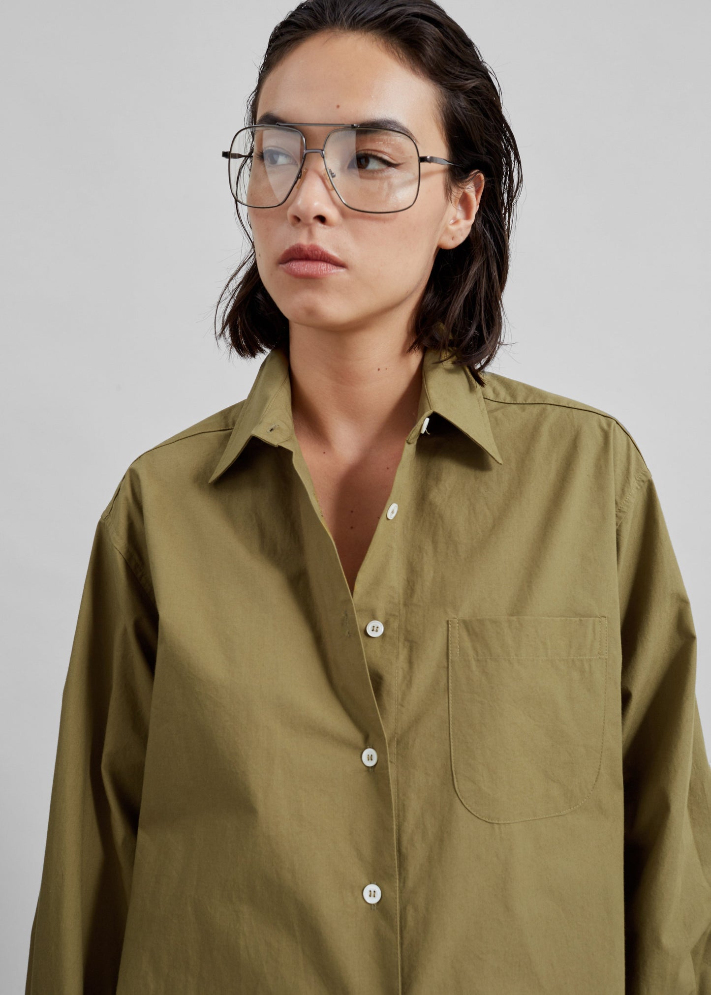 Jody Button Up Shirt - Khaki