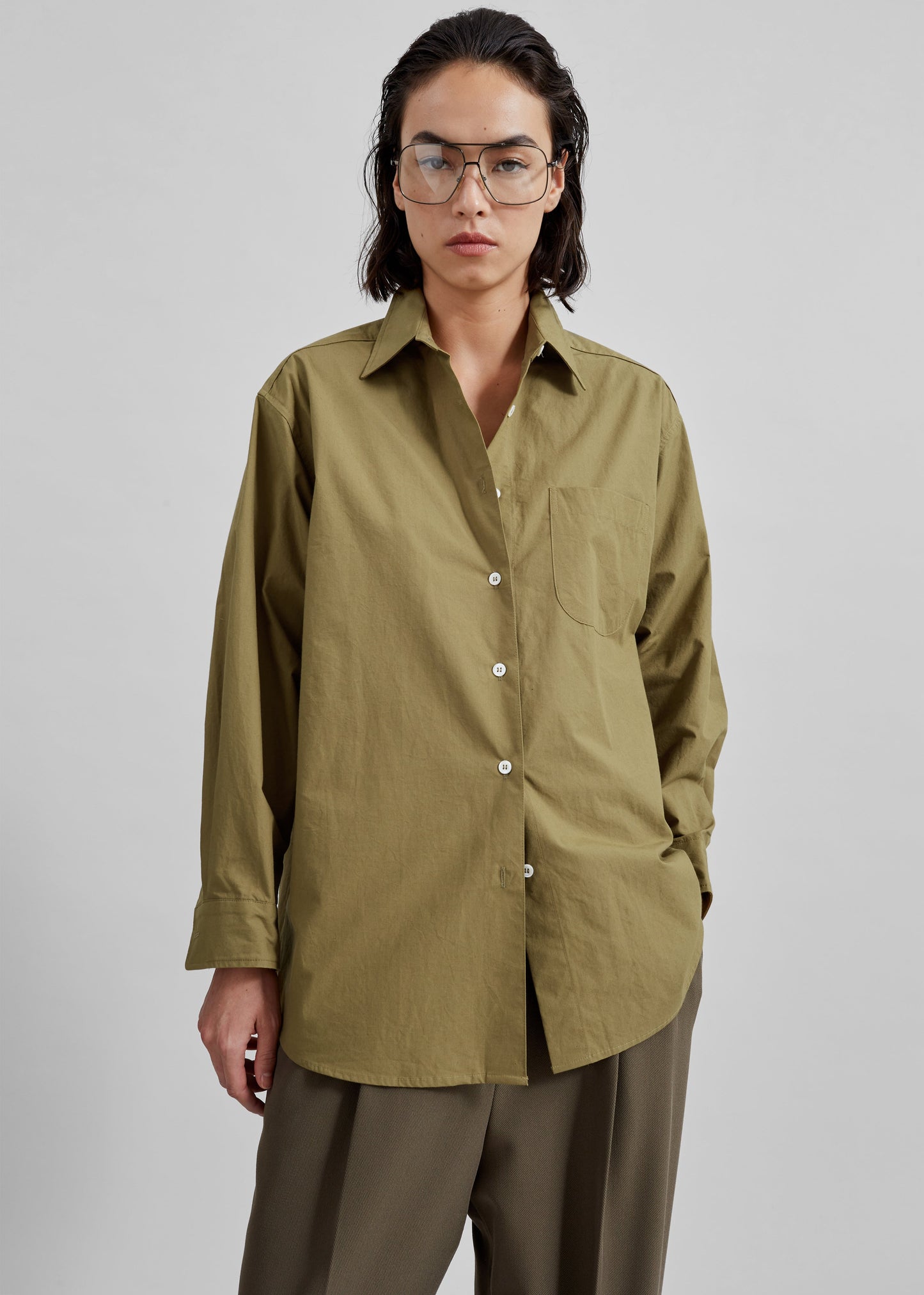 Jody Button Up Shirt - Khaki