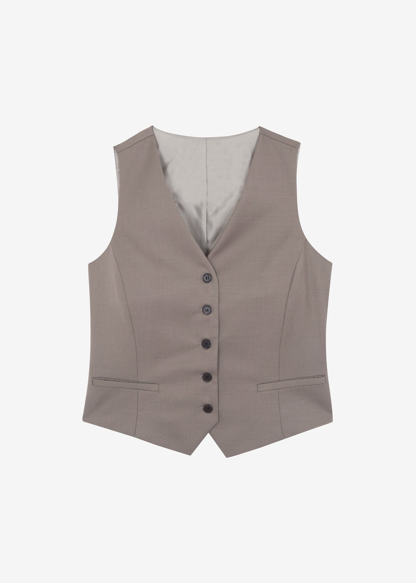 Jorae Vest - Taupe