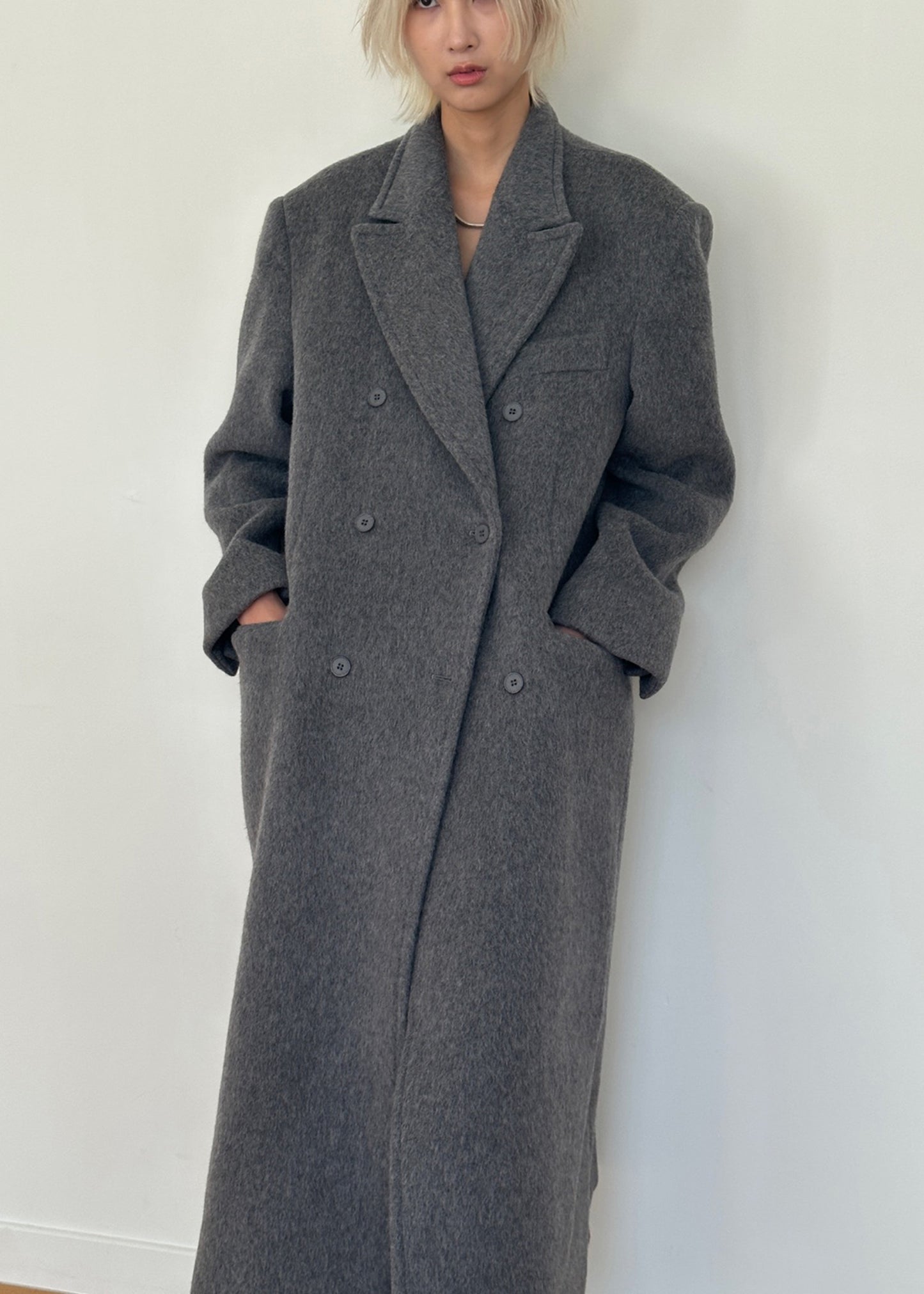 Jordan Wool Coat - Grey