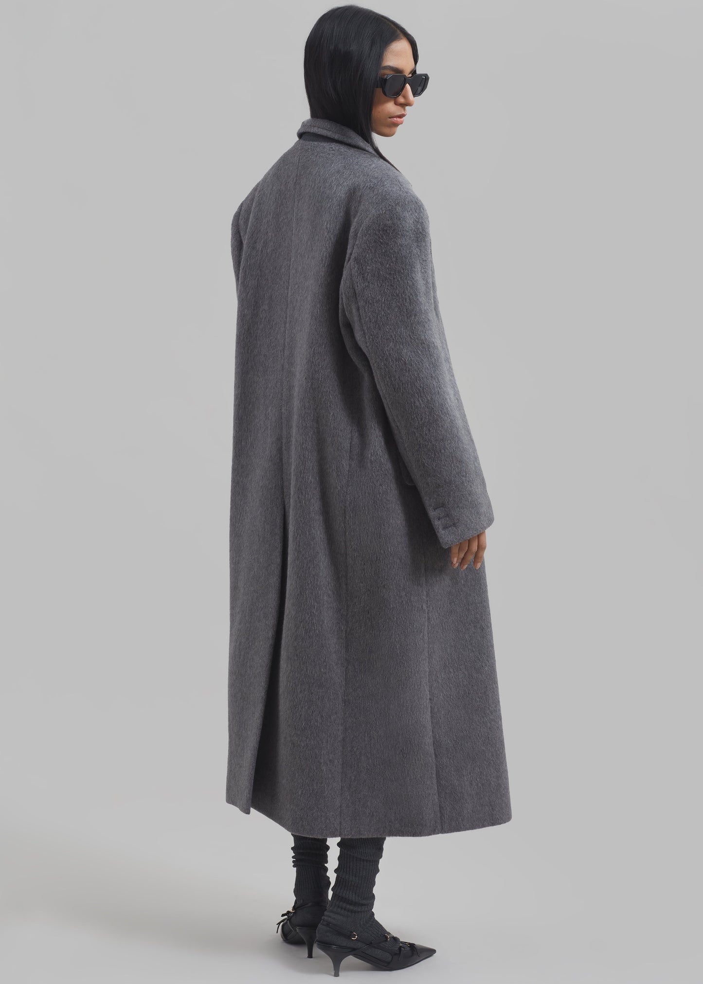 Jordan Wool Coat - Grey