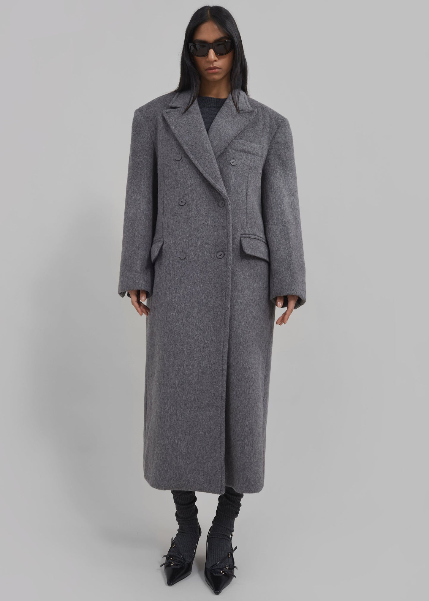 Jordan Wool Coat - Grey