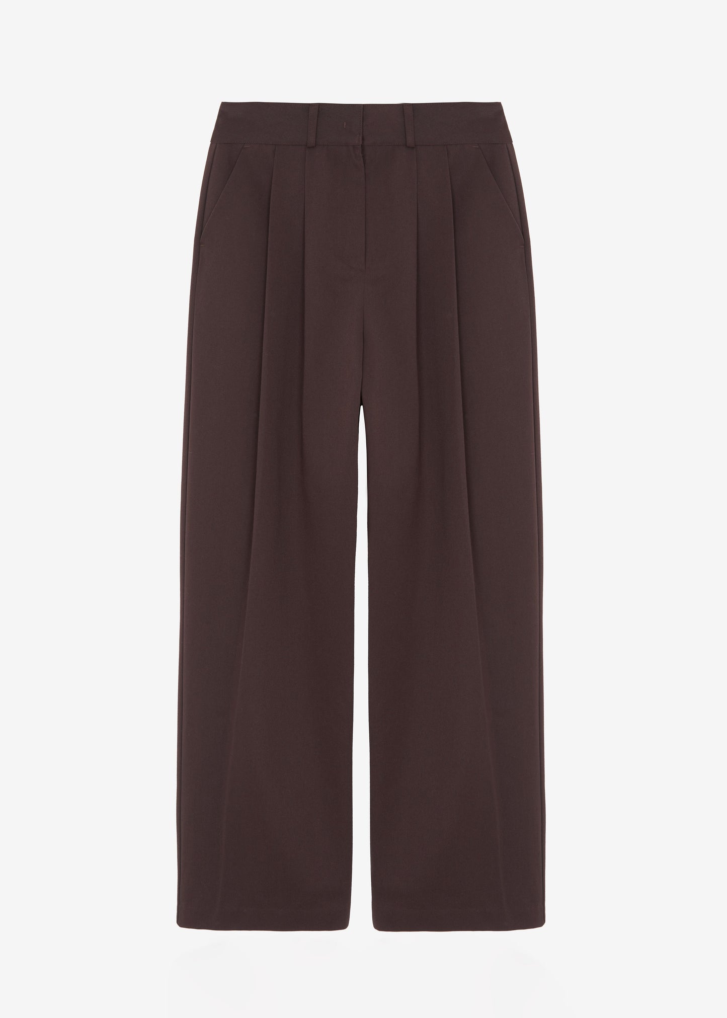 Jordyn Pintuck Pants - Brown