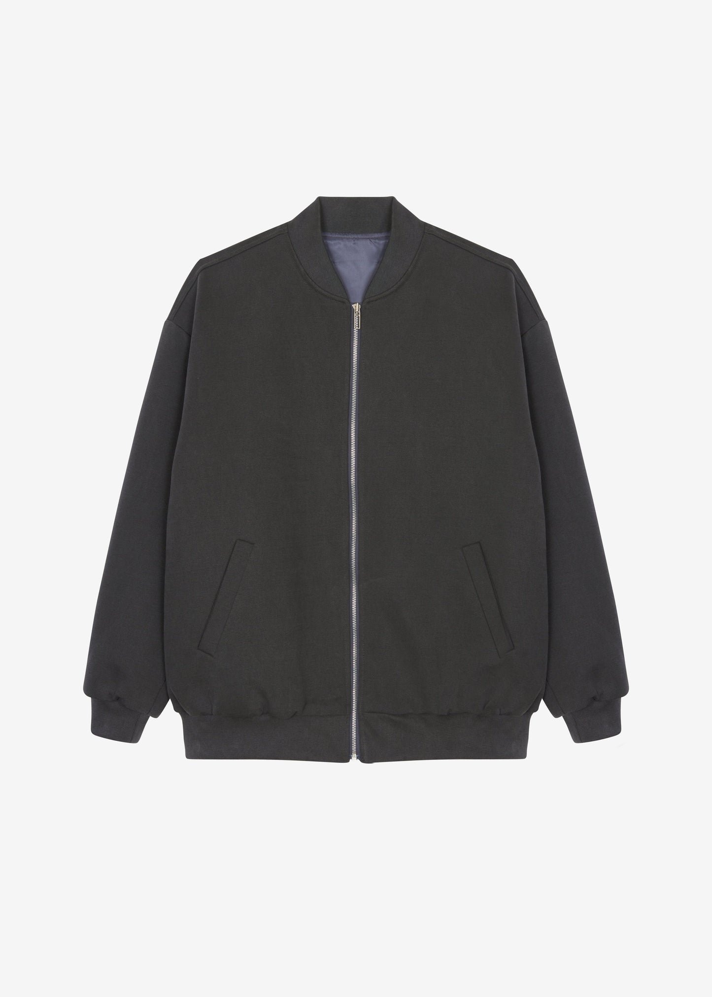 Jura Cotton Bomber Jacket - Charcoal