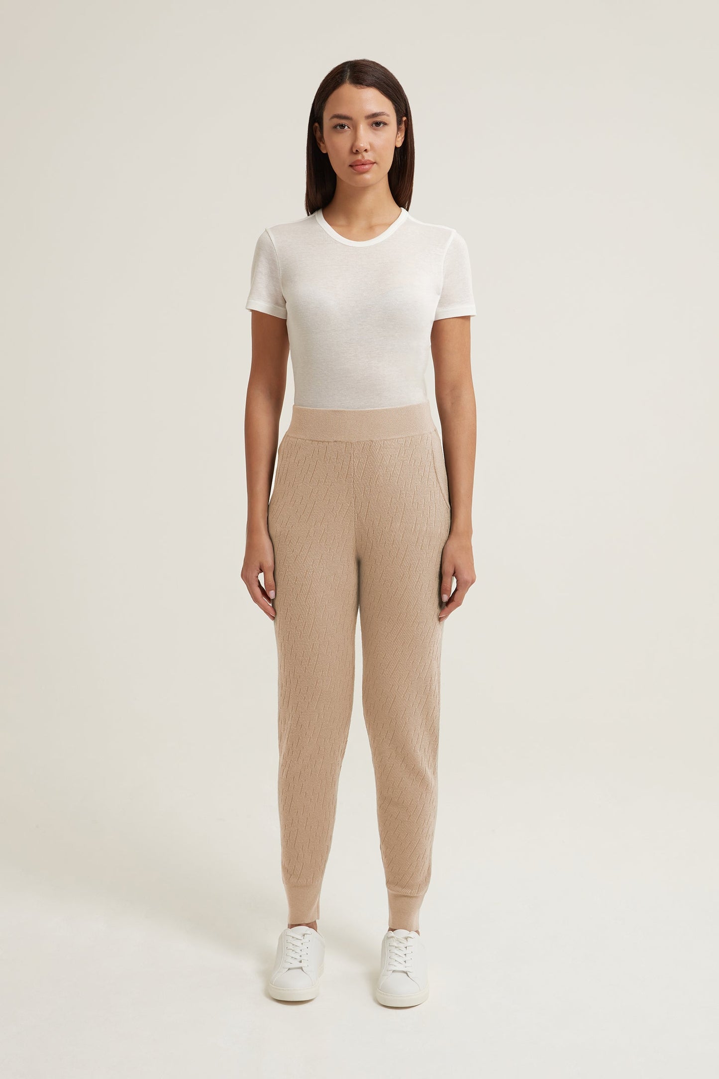 Jordyn Wool Silk Joggers