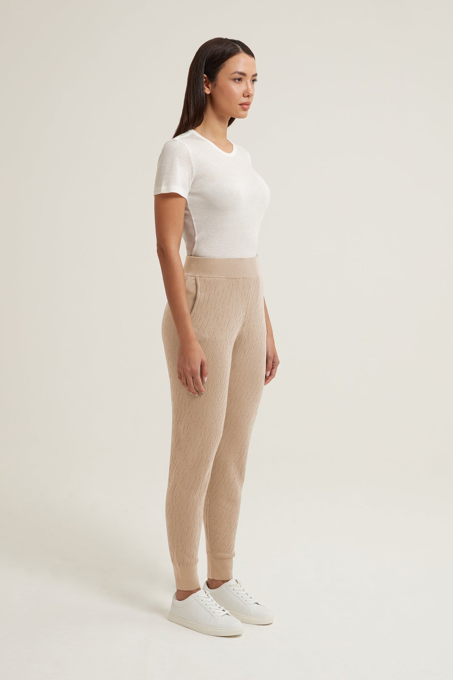 Jordyn Wool Silk Joggers