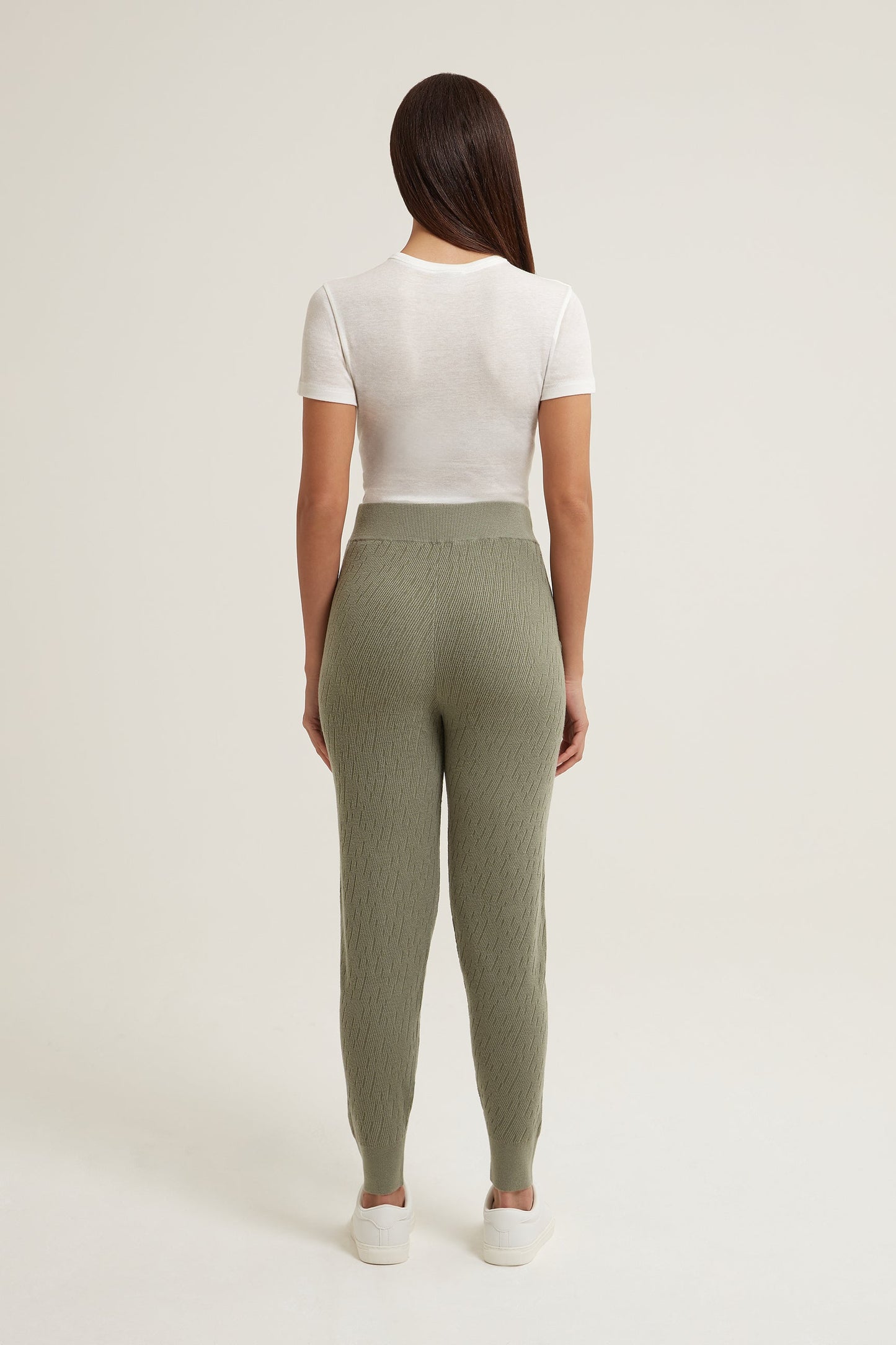 Jordyn Wool Silk Joggers