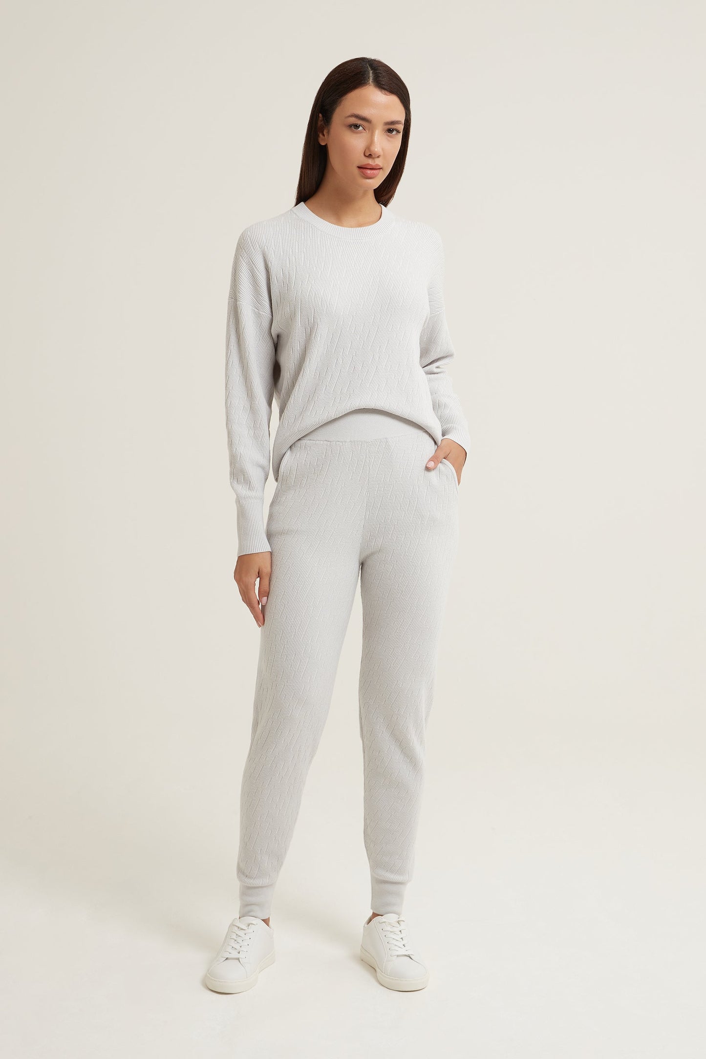 Jordyn Wool Silk Joggers