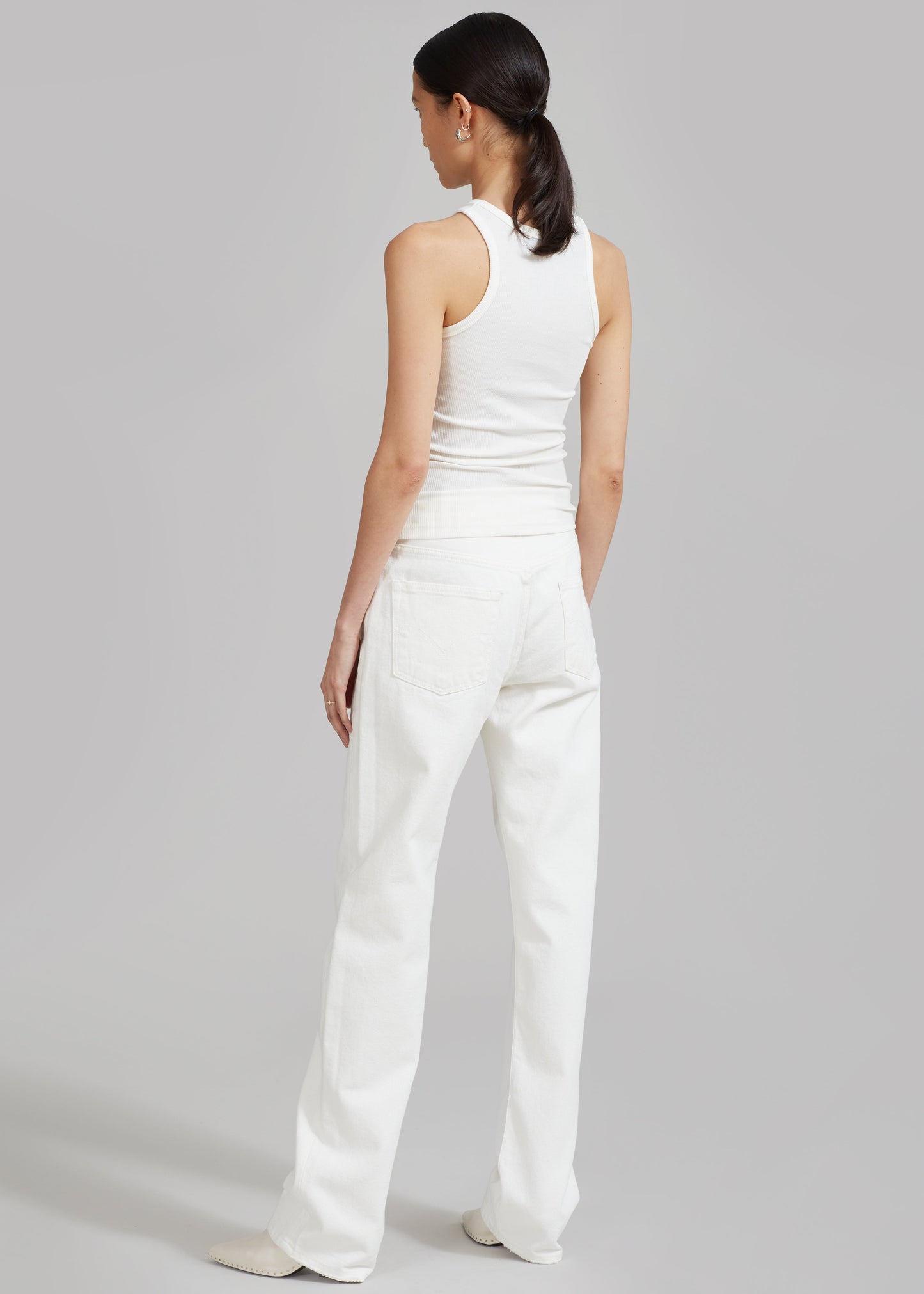 Kadie Straight Jeans - Off White