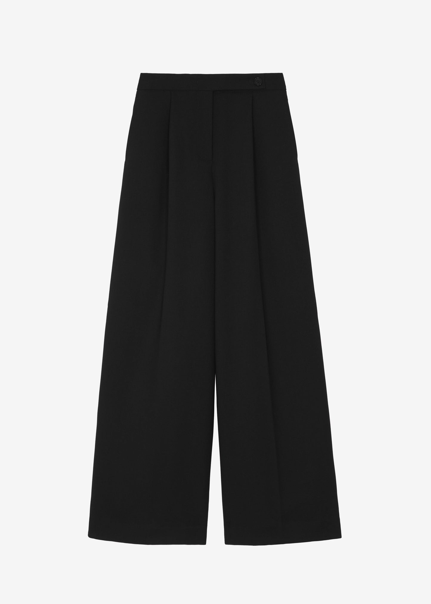 Kamila Wide Leg Trousers - Black