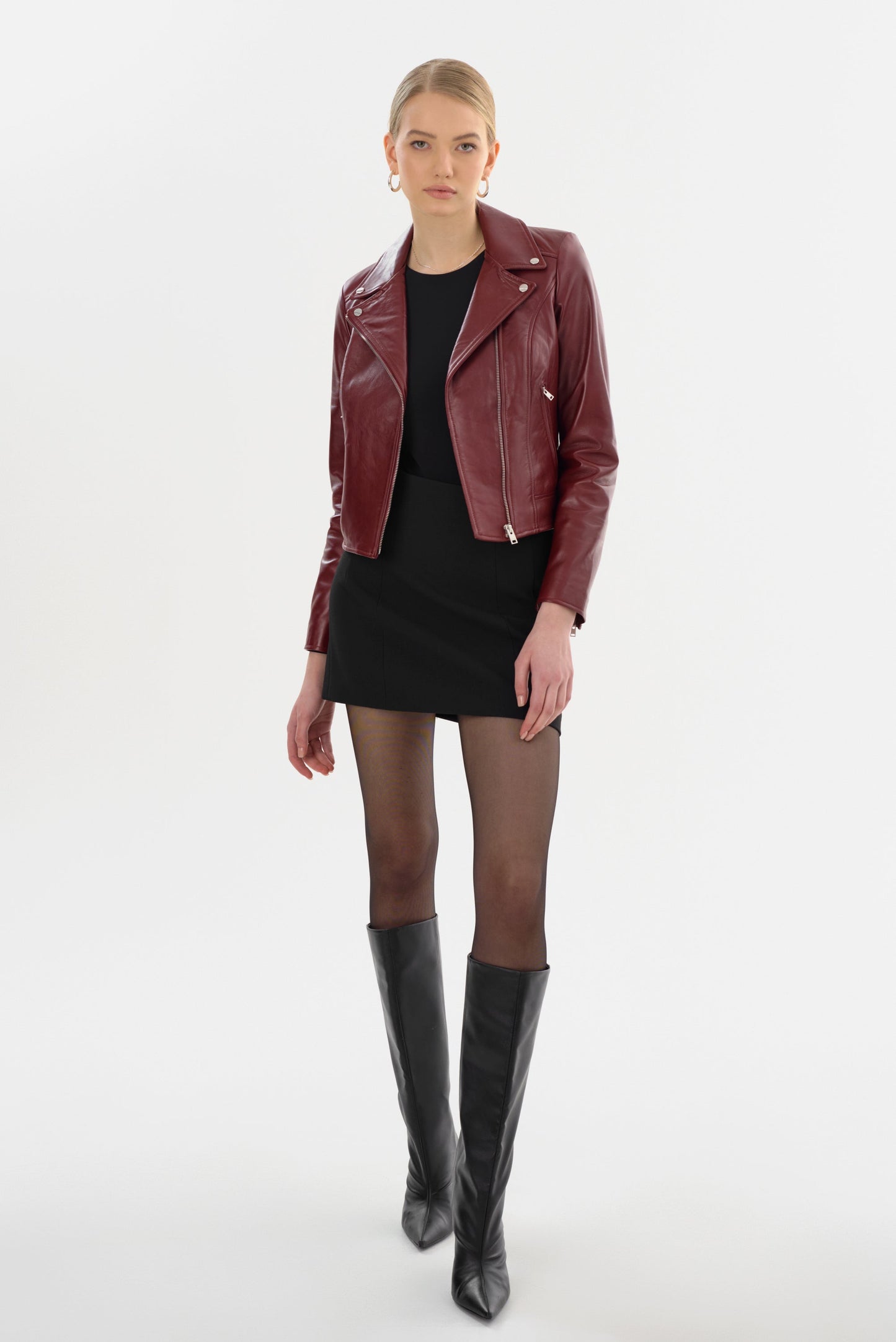 KELSEY | Leather Biker Jacket