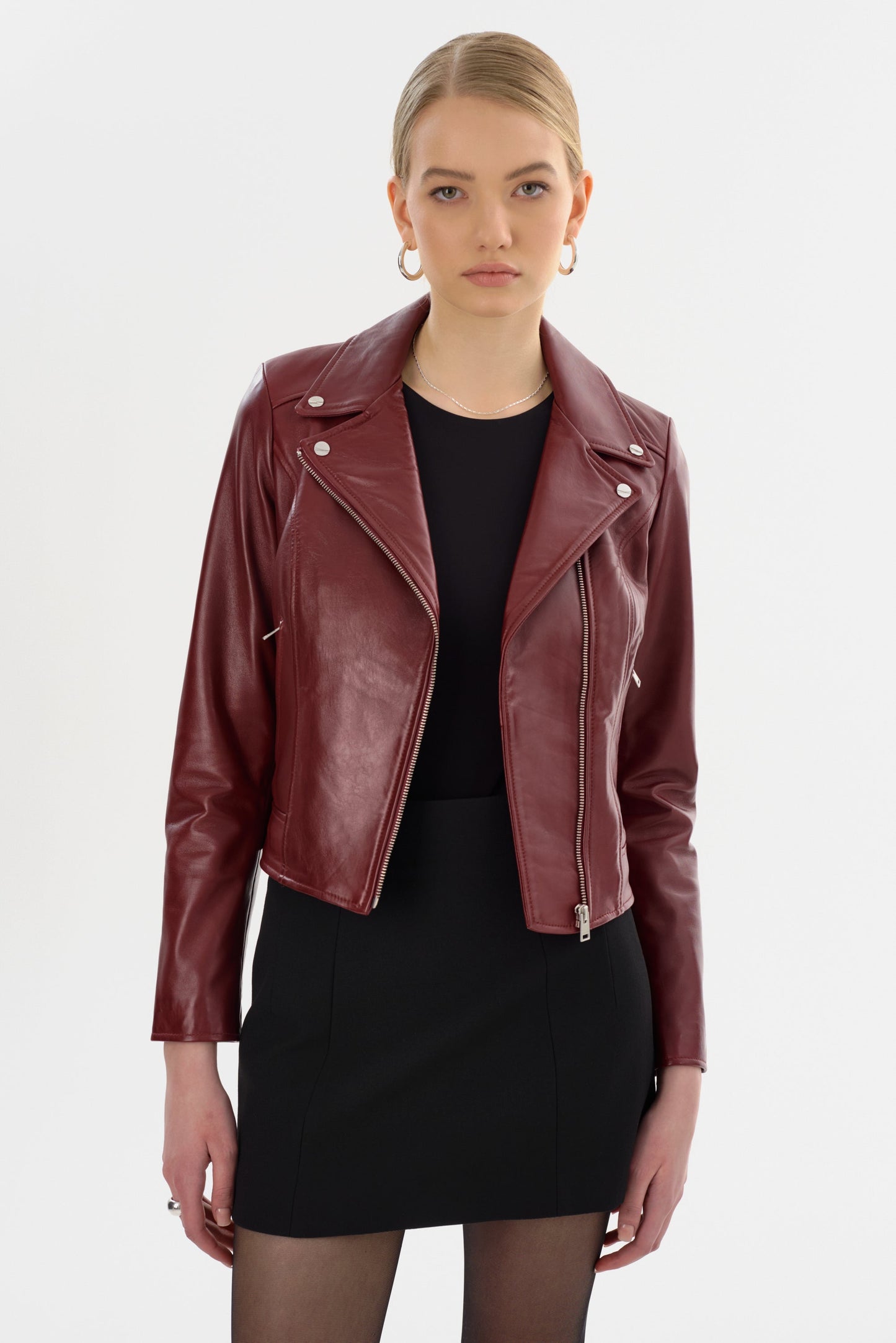 KELSEY | Leather Biker Jacket