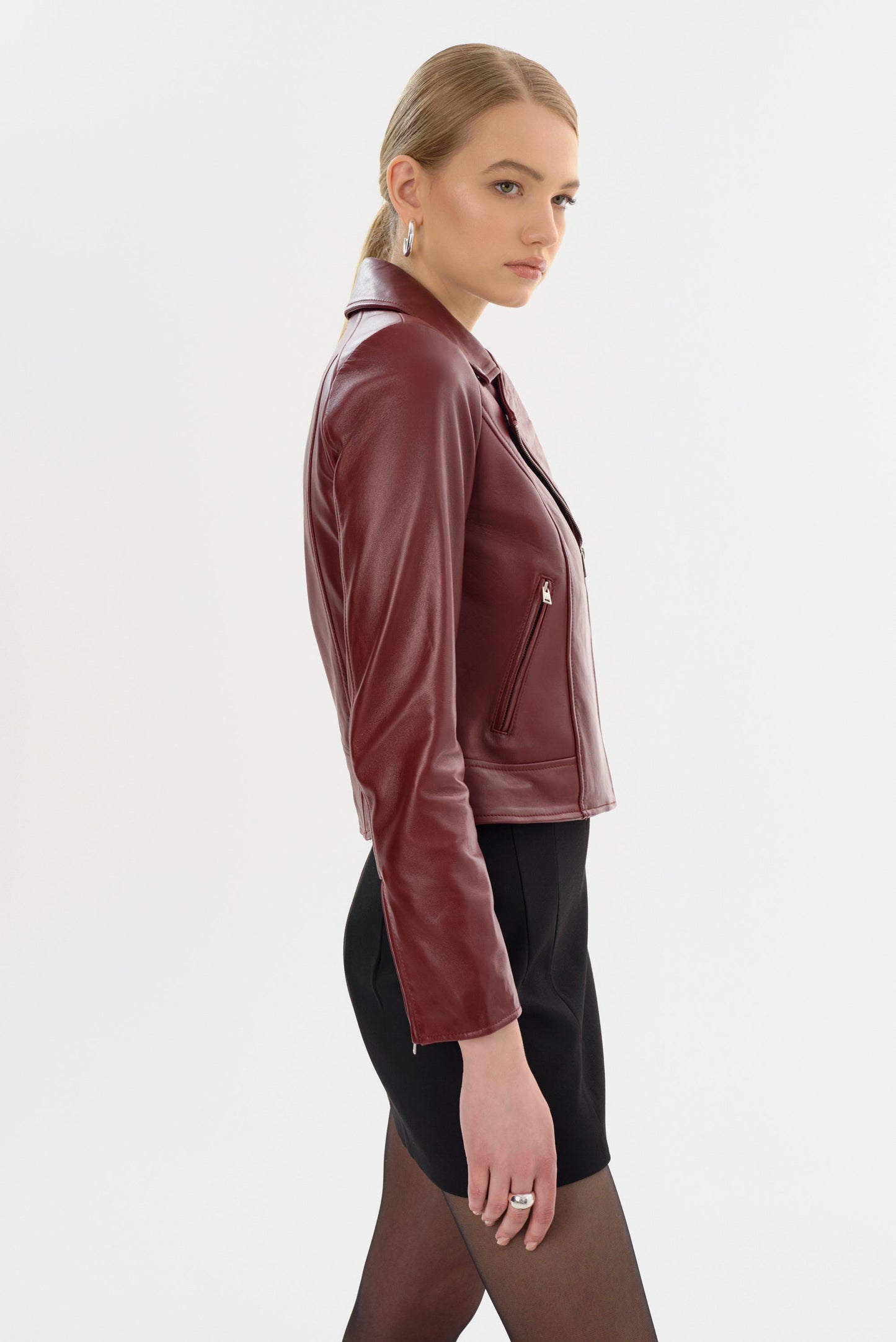 KELSEY | Leather Biker Jacket