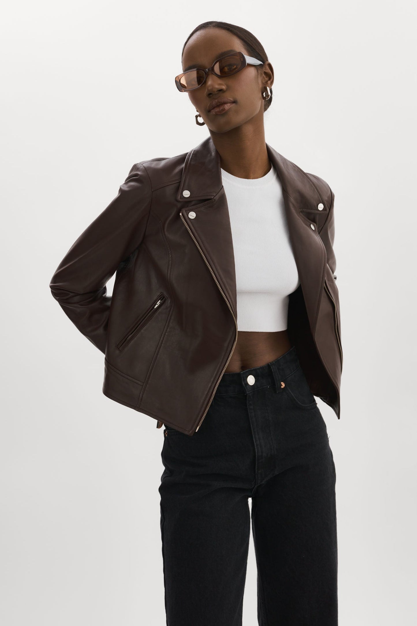 KELSEY | Leather Biker Jacket