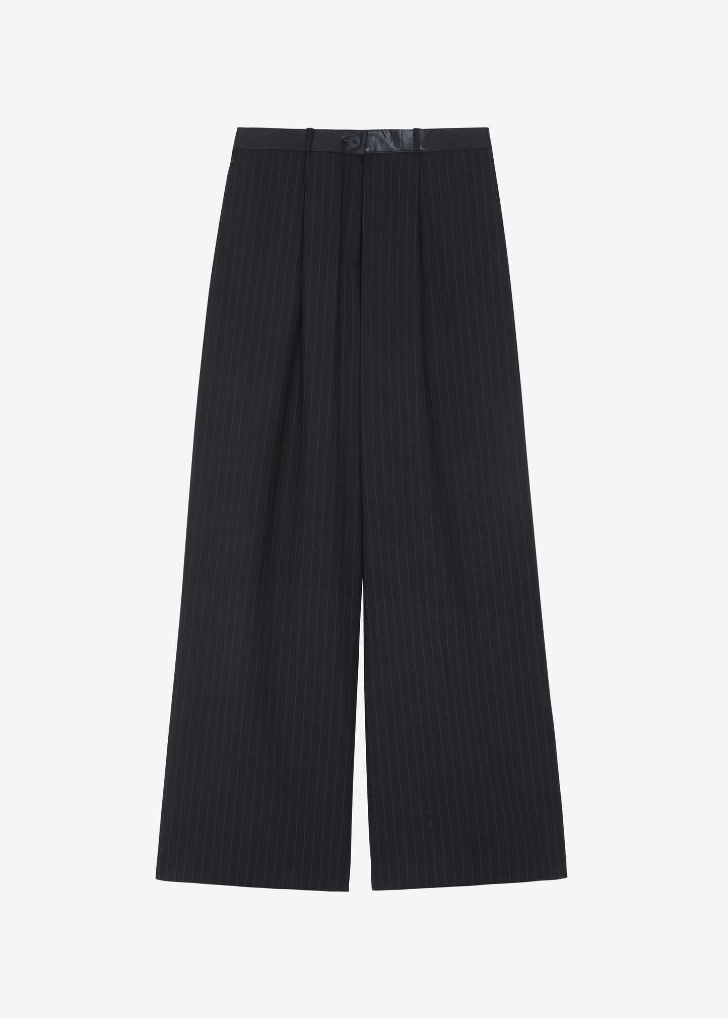 Kerry Trousers - Black Pinstripe