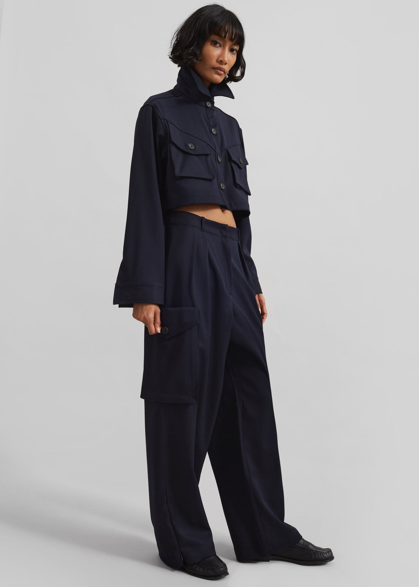 Kiora Cargo Pants - Navy