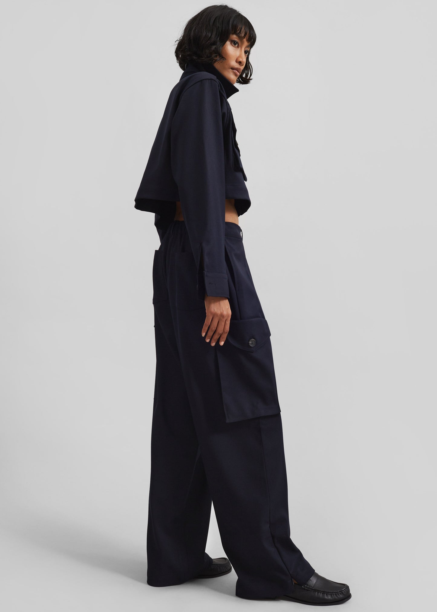 Kiora Cargo Pants - Navy