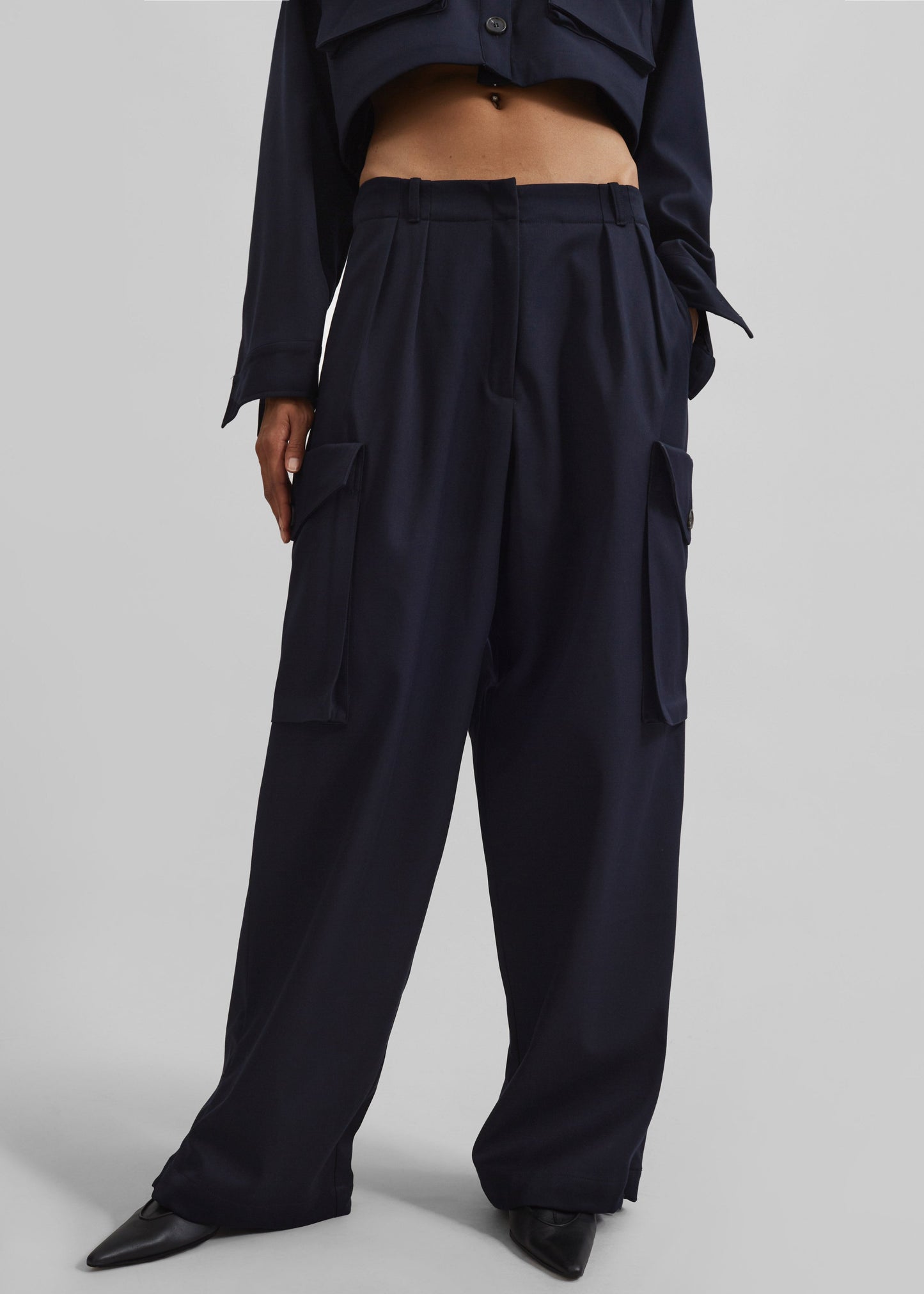 Kiora Cargo Pants - Navy