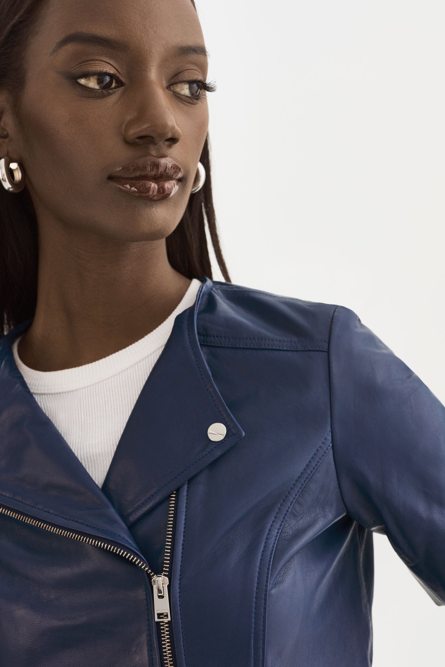 KIRSI | Cropped Biker Jacket