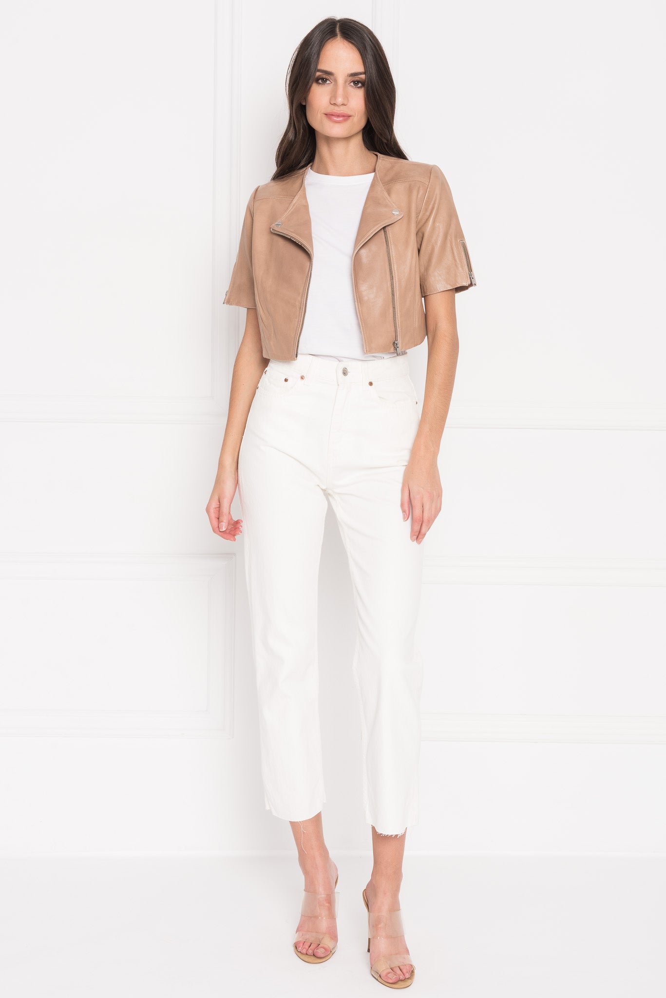 KIRSI | Cropped Biker Jacket