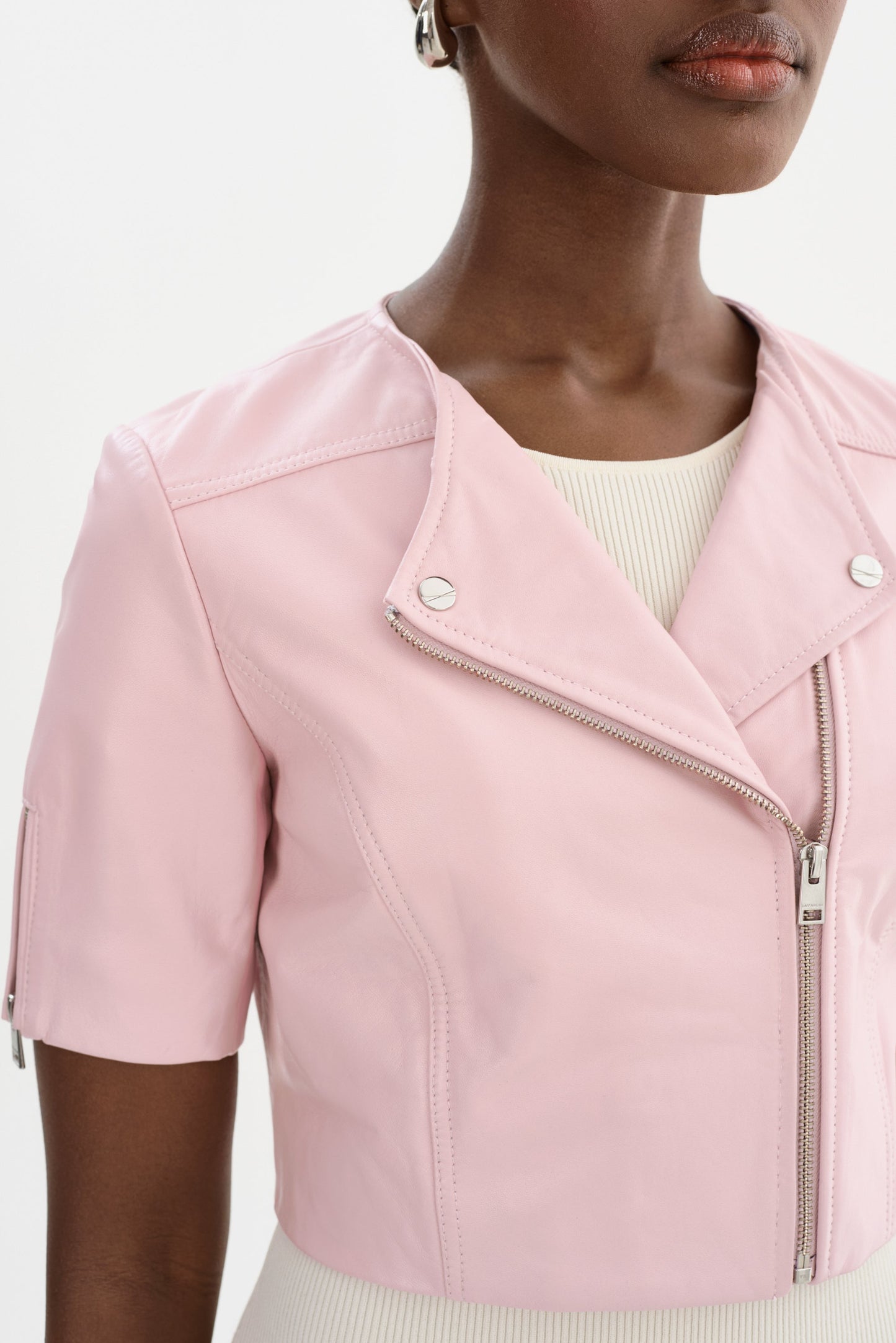 KIRSI | Cropped Biker Jacket