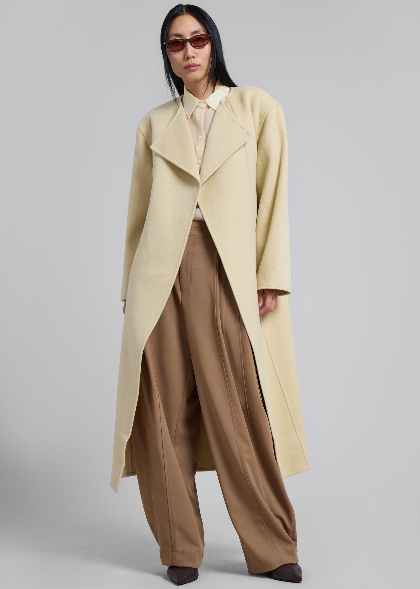 Kiva Wool Coat - Beige