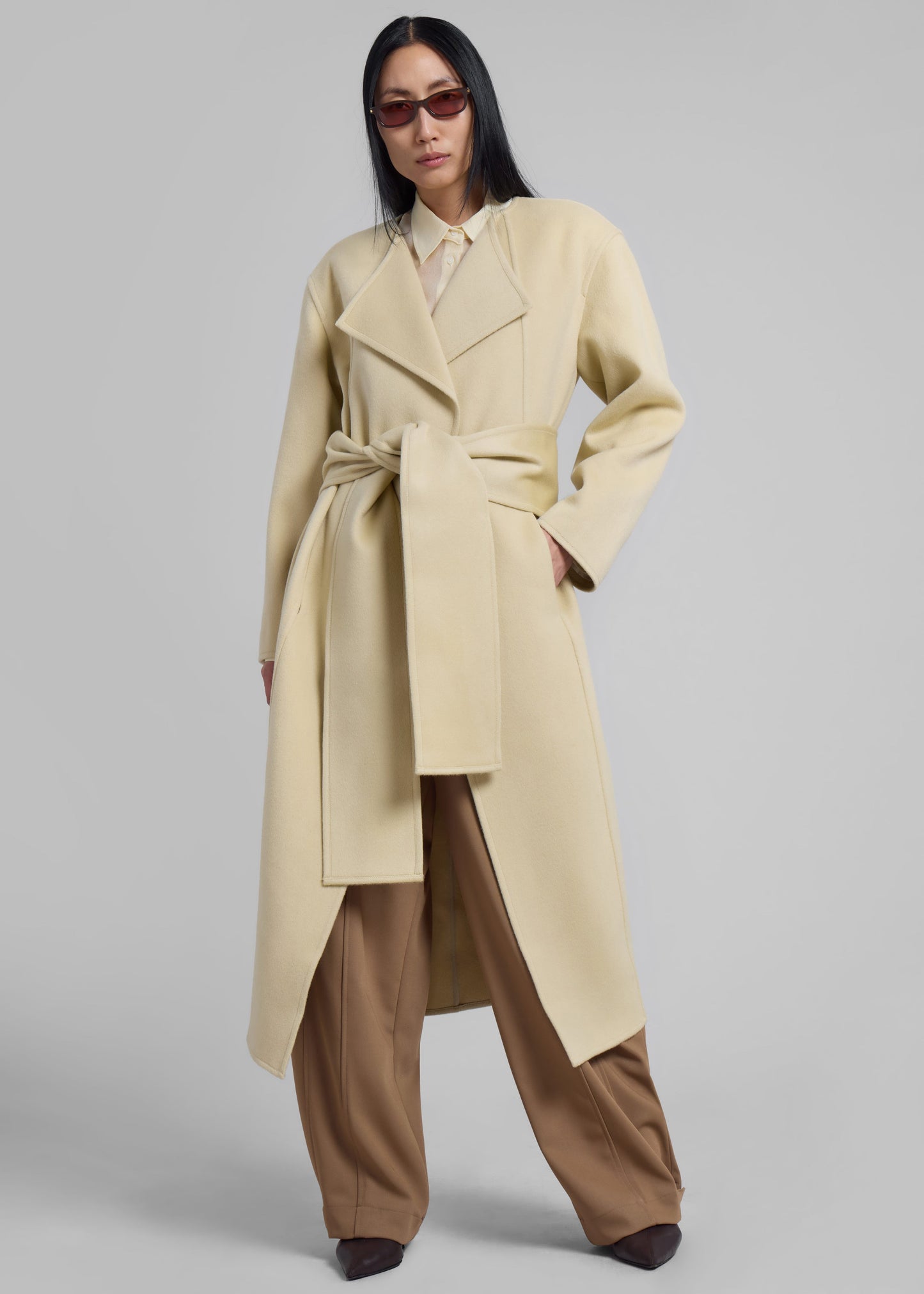 Kiva Wool Coat - Beige