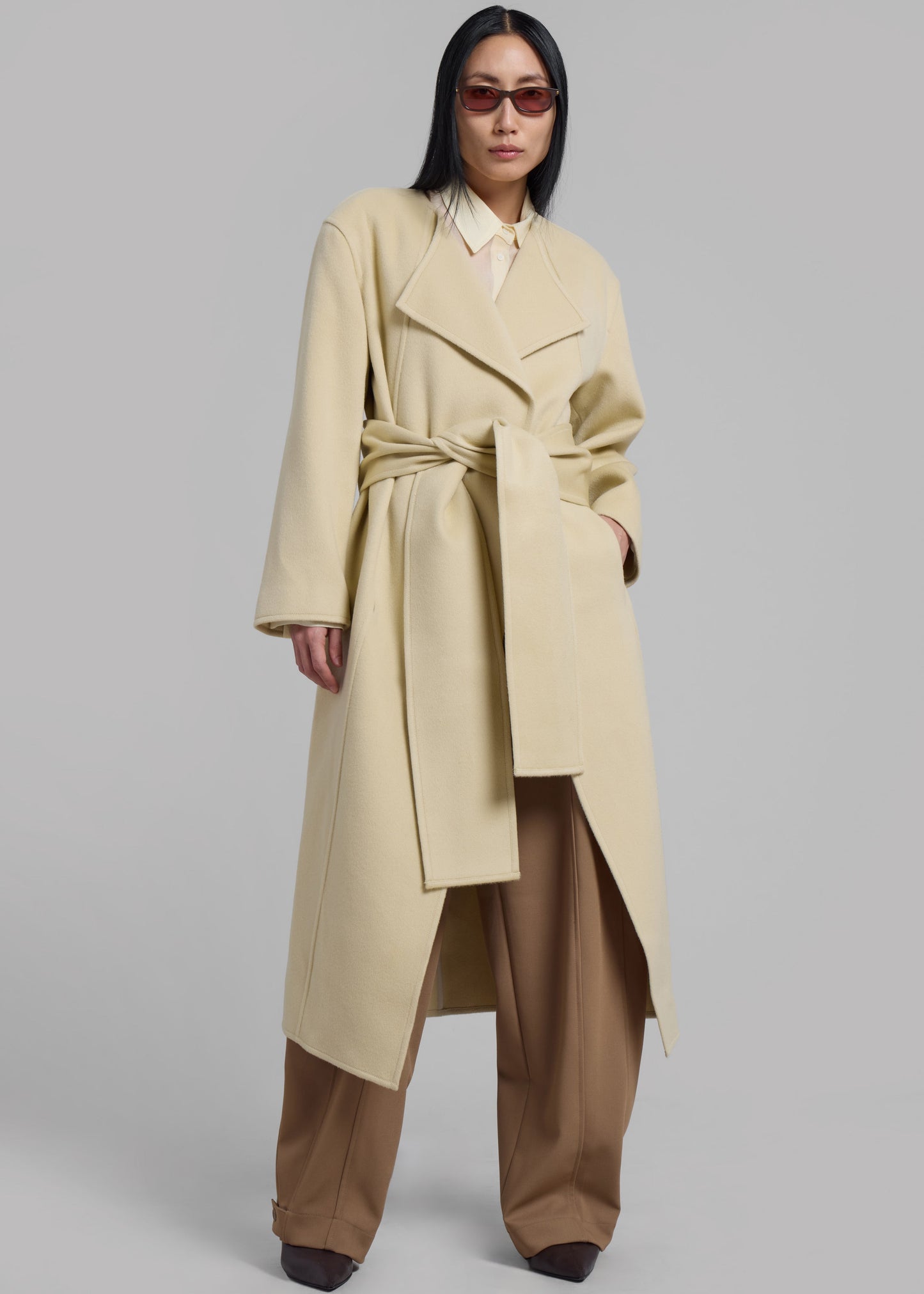 Kiva Wool Coat - Beige