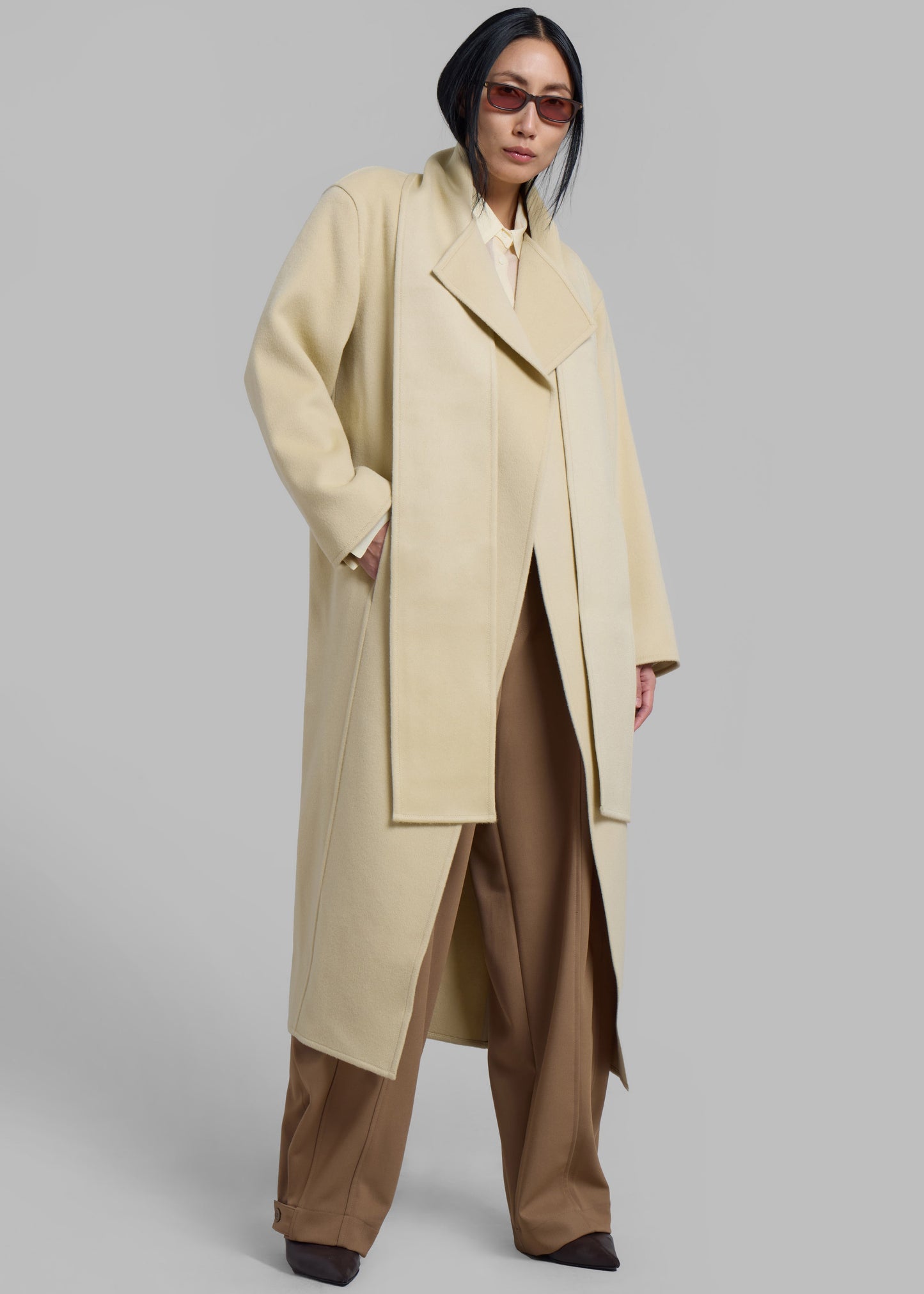 Kiva Wool Coat - Beige