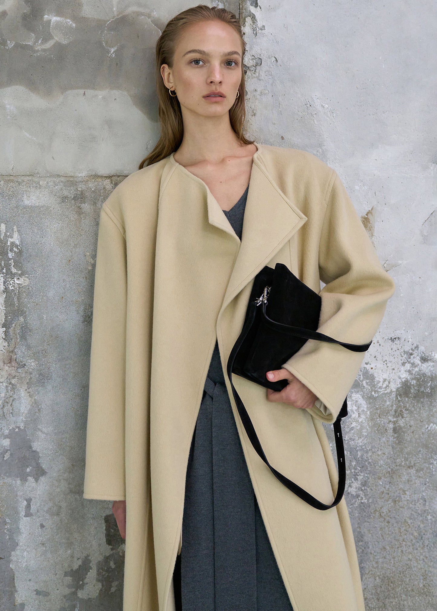 Kiva Wool Coat - Beige